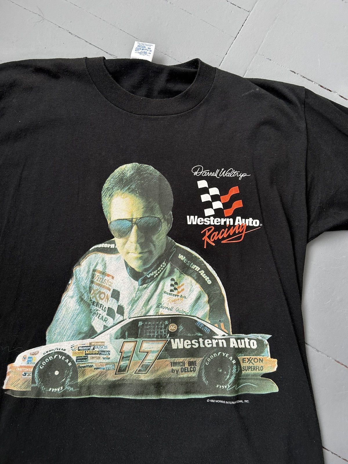 NASCAR × Vintage Darrell Waltrip western auto rare T-shirt Size US XL / EU 56 / 4 - 3 Thumbnail