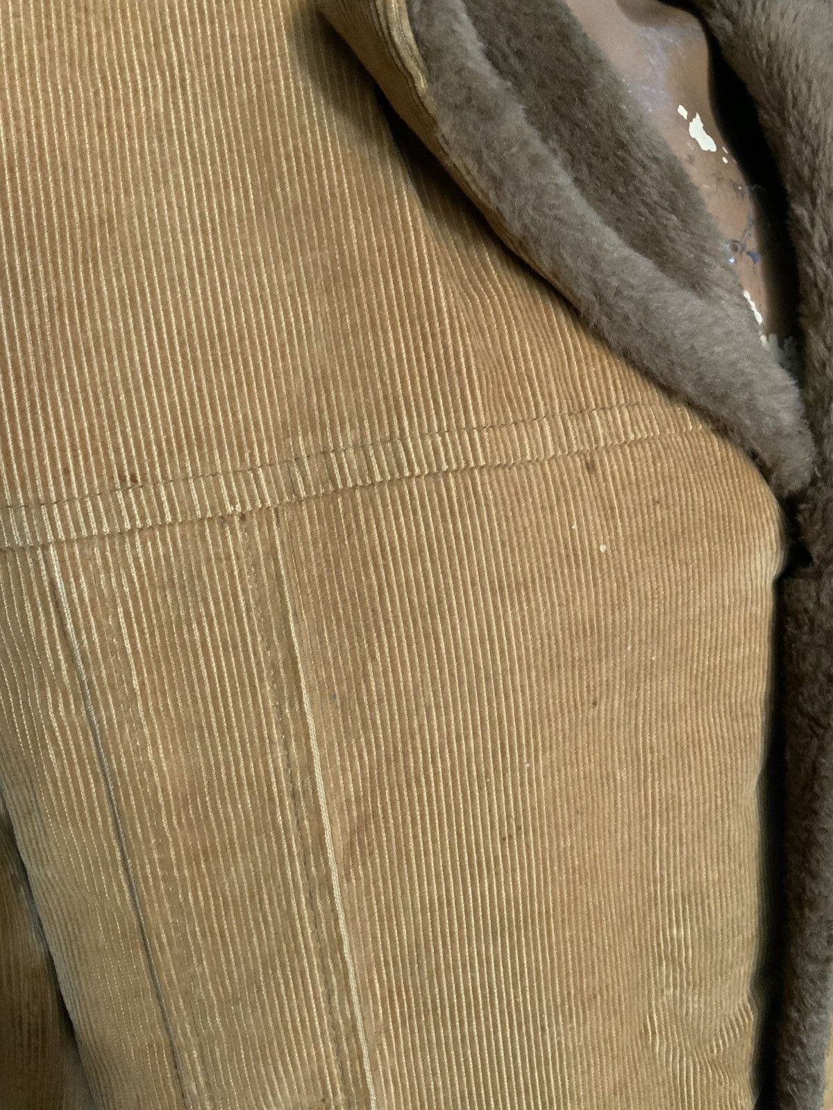 Vintage Vintage 70s Sherpa Line Corduroy Western Leather Button Coat Size US M / EU 48-50 / 2 - 11 Thumbnail