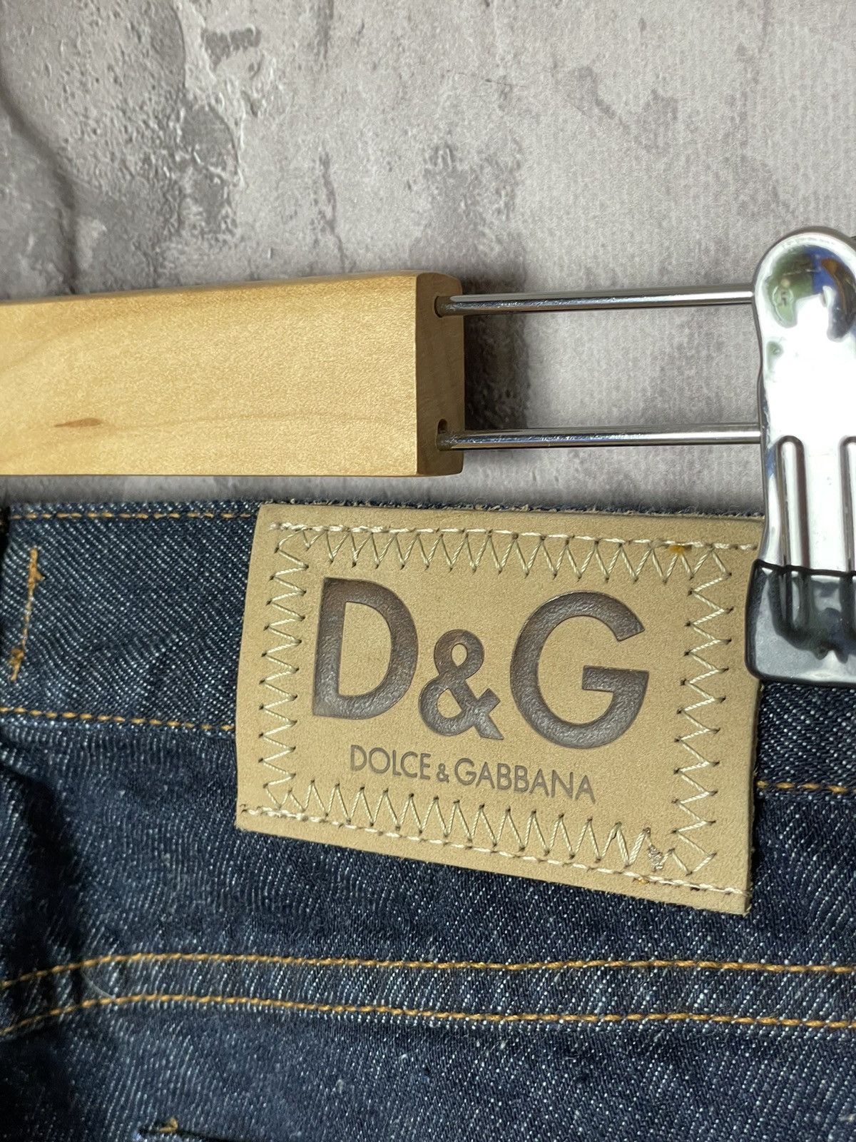 Luxury🔥 Vintage Dolce&Gabbana Y2K Crazy Denim Jeans Pants