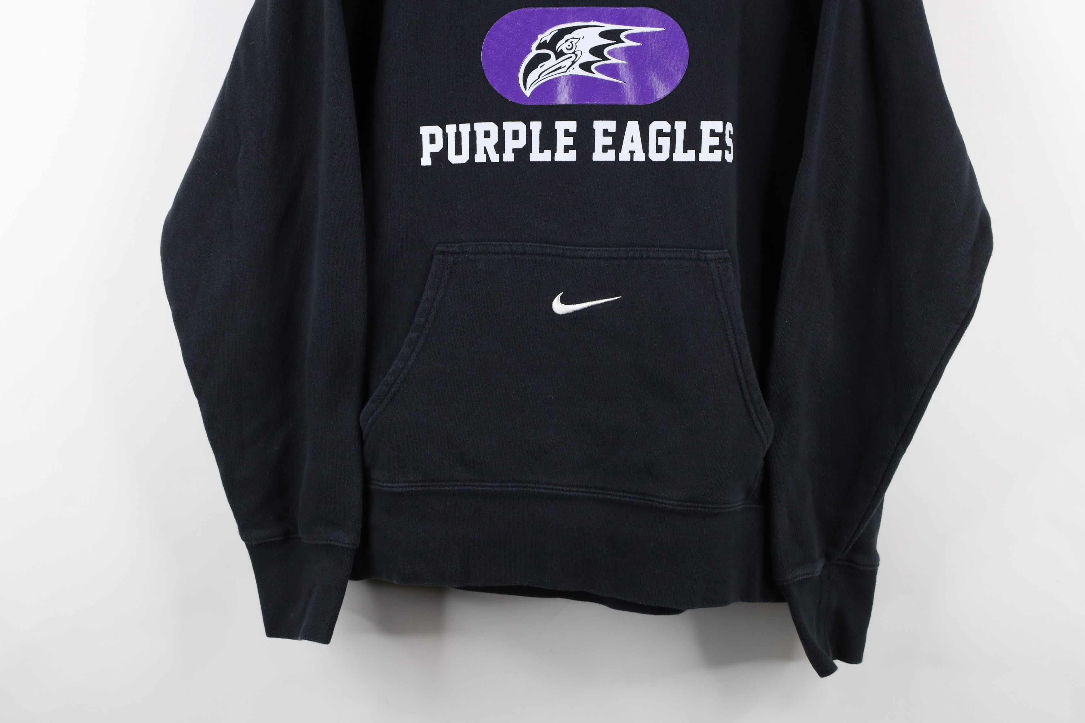 Nike × Vintage Vintage Nike Center Swoosh Niagara University Eagles Hoodie Size US M / EU 48-50 / 2 - 3 Thumbnail