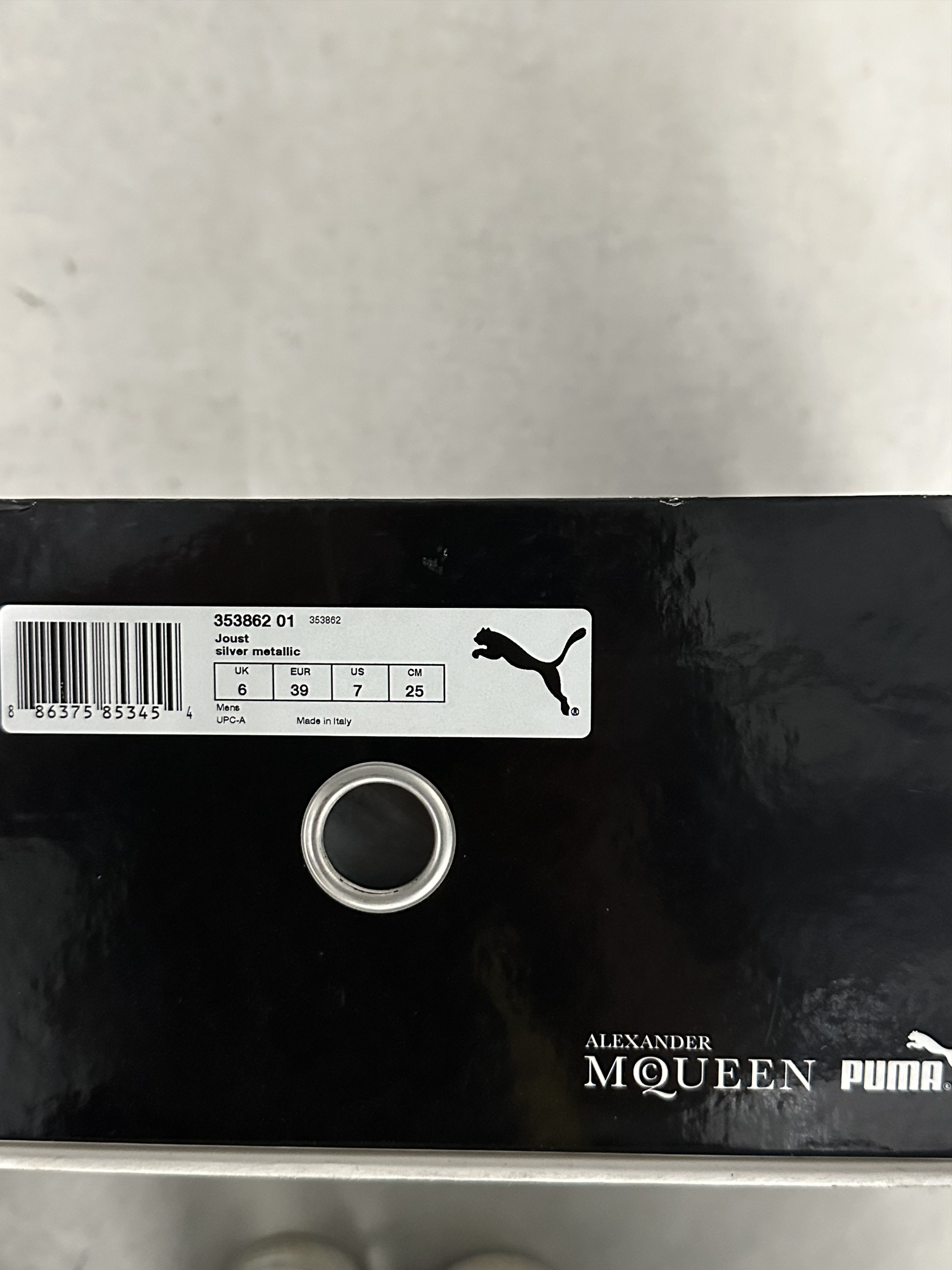 Alexander McQueen × Puma Alexander Rare McQueen X PUMA Silver Sneakers 2000's Size US 7 / EU 40 - 5 Thumbnail