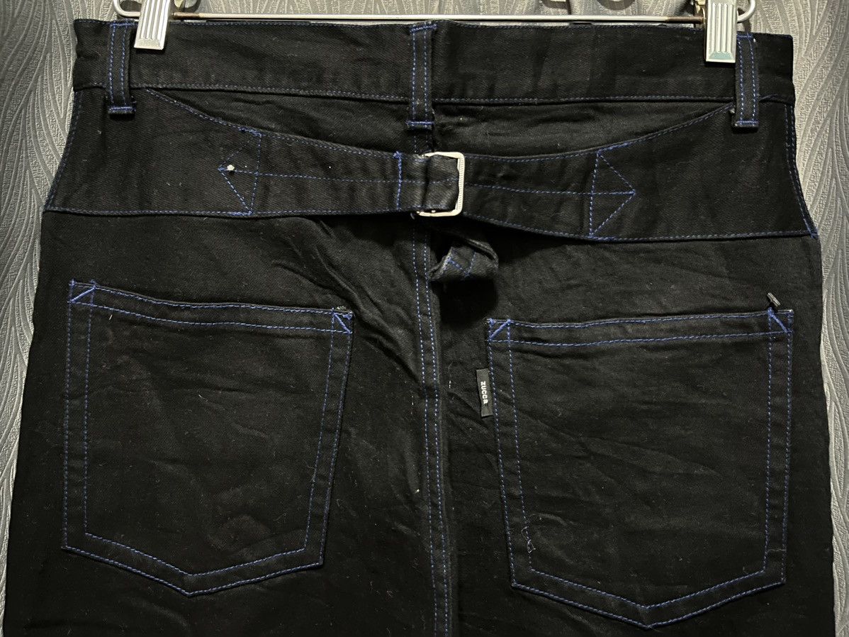 CABANE de ZUCCa Zucca Black Denim Pants Buckle Back Size US 30 / EU 46 - 4 Thumbnail