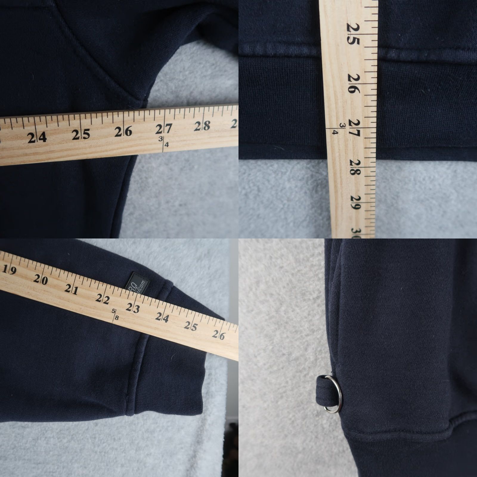 Vintage VINTAGE Hero 247 Alexandria Fire Department Sweatshirt Adult XL Blue Denim Elbow Patch 1/4 Zip Fleece Cotton Blend Logo 90s Fire & Rescue Mens Size US XL / EU 56 / 4 - 9 Thumbnail
