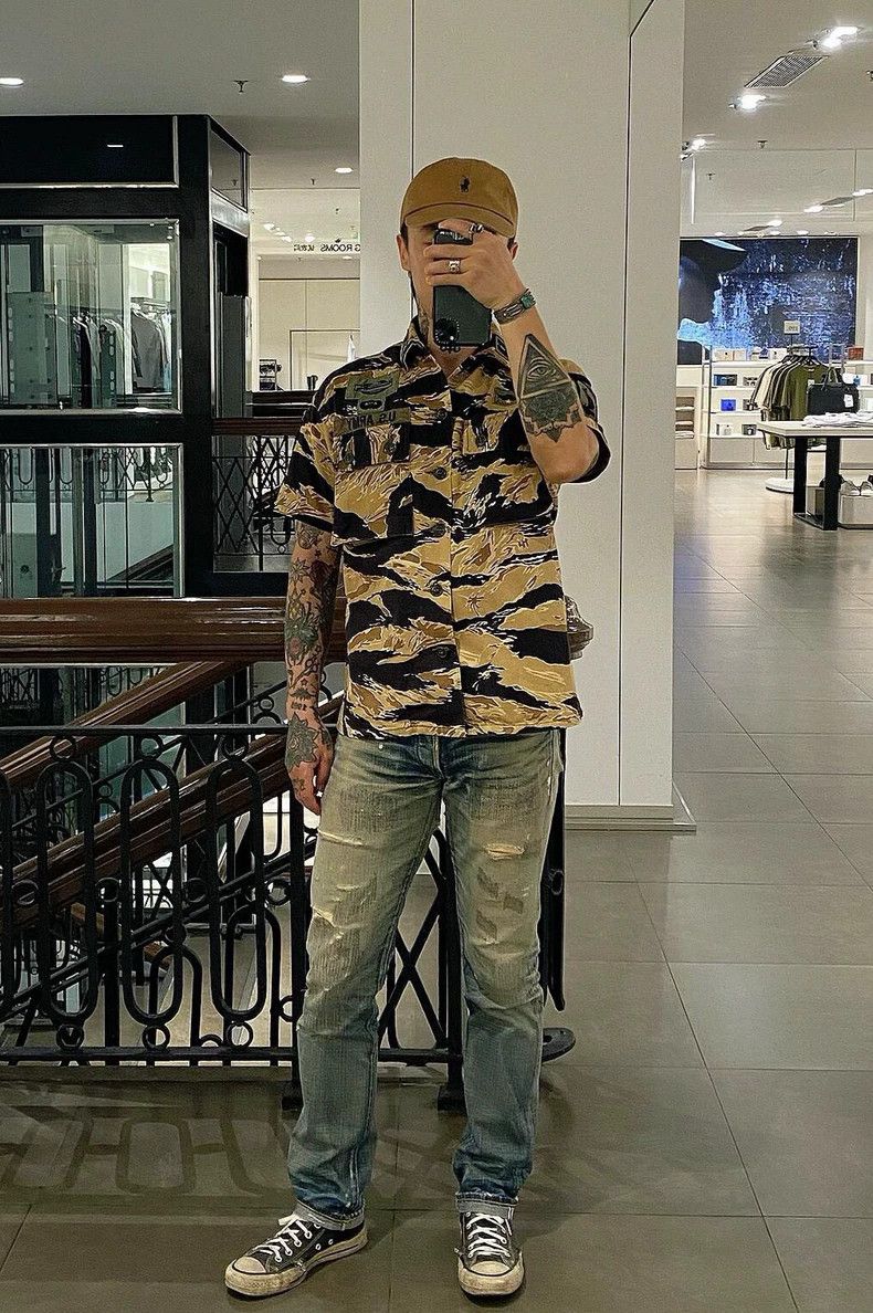 The Real McCoy's The Real McCoy Gold Tiger Hand-dyed Short Sleeve Jacket Nex Size US XL / EU 56 / 4 - 9 Thumbnail