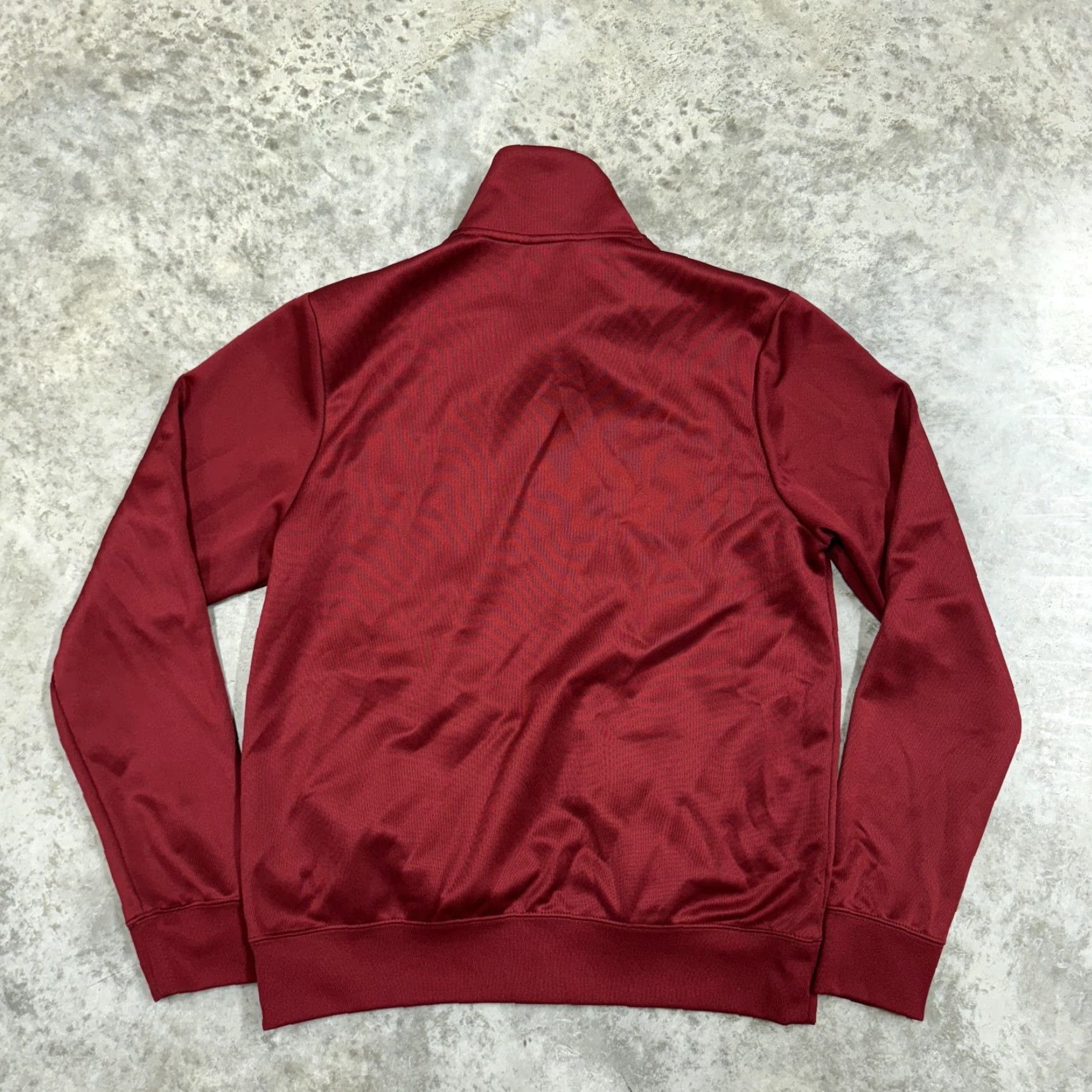 Nike Nike Track Jacket Mens M Red Full Zip Chevron Swoosh Knit Athletic Size US M / EU 48-50 / 2 - 5 Thumbnail