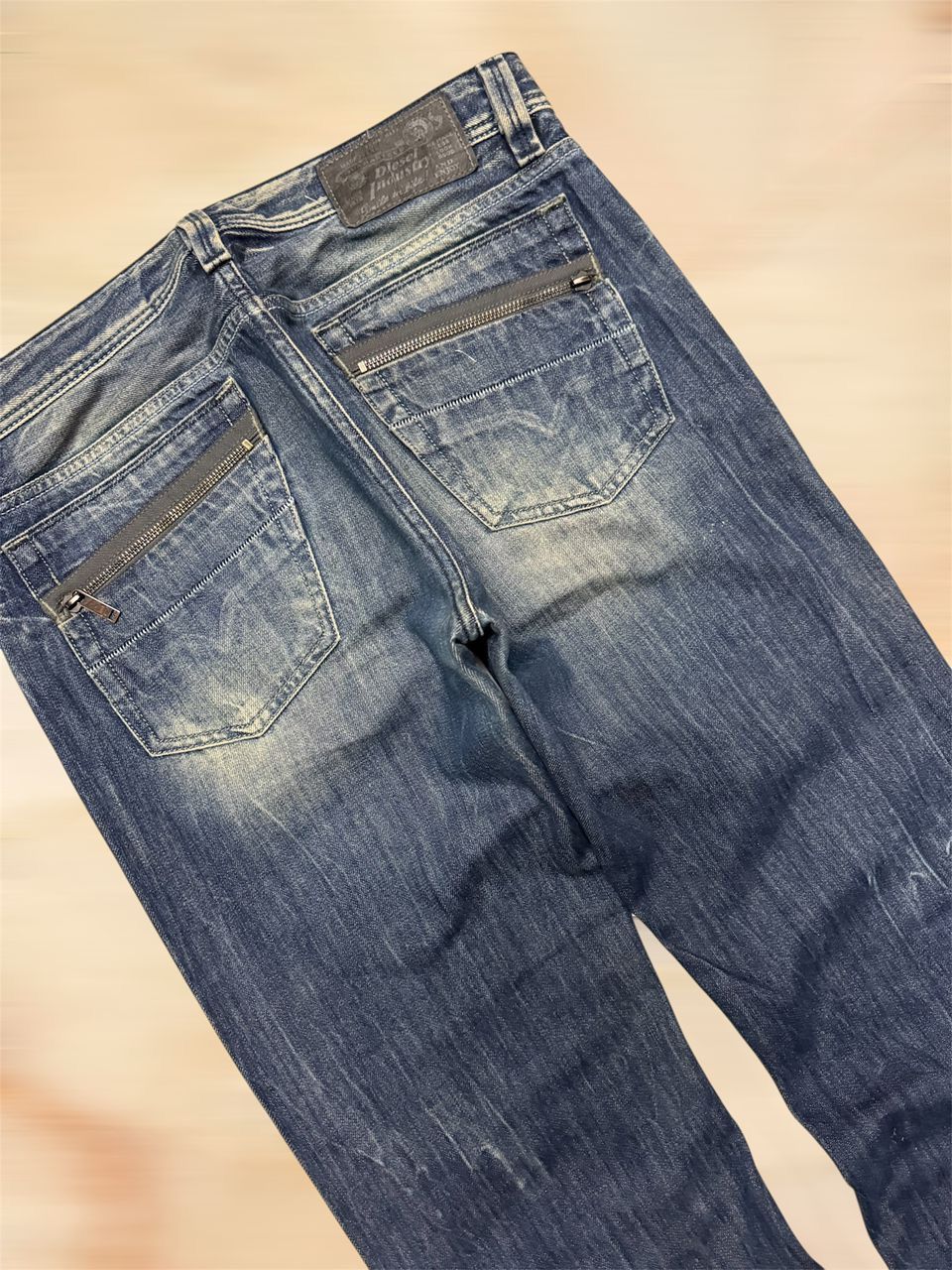 Diesel VINTAGE 00s DIESEL LARKEE-ZIP RUSTY MUD-PUNK DISTRESSING Size US 32 / EU 48 - 13 Thumbnail
