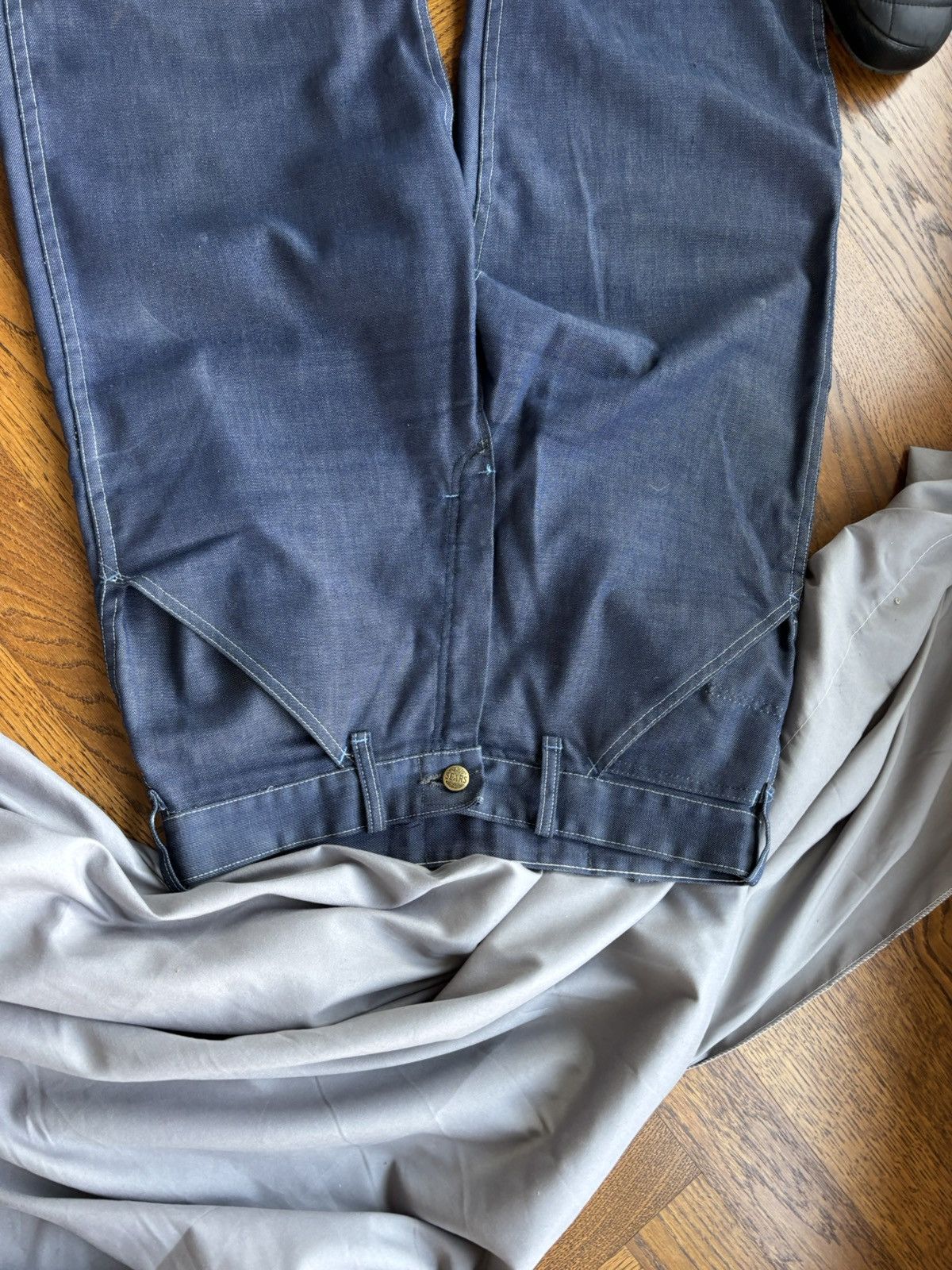 Levi's × Sears × Vintage Vintage Sears Toughskins 1970s Carpenter Jean Darkwash Perma Size US 30 / EU 46 - 14 Thumbnail