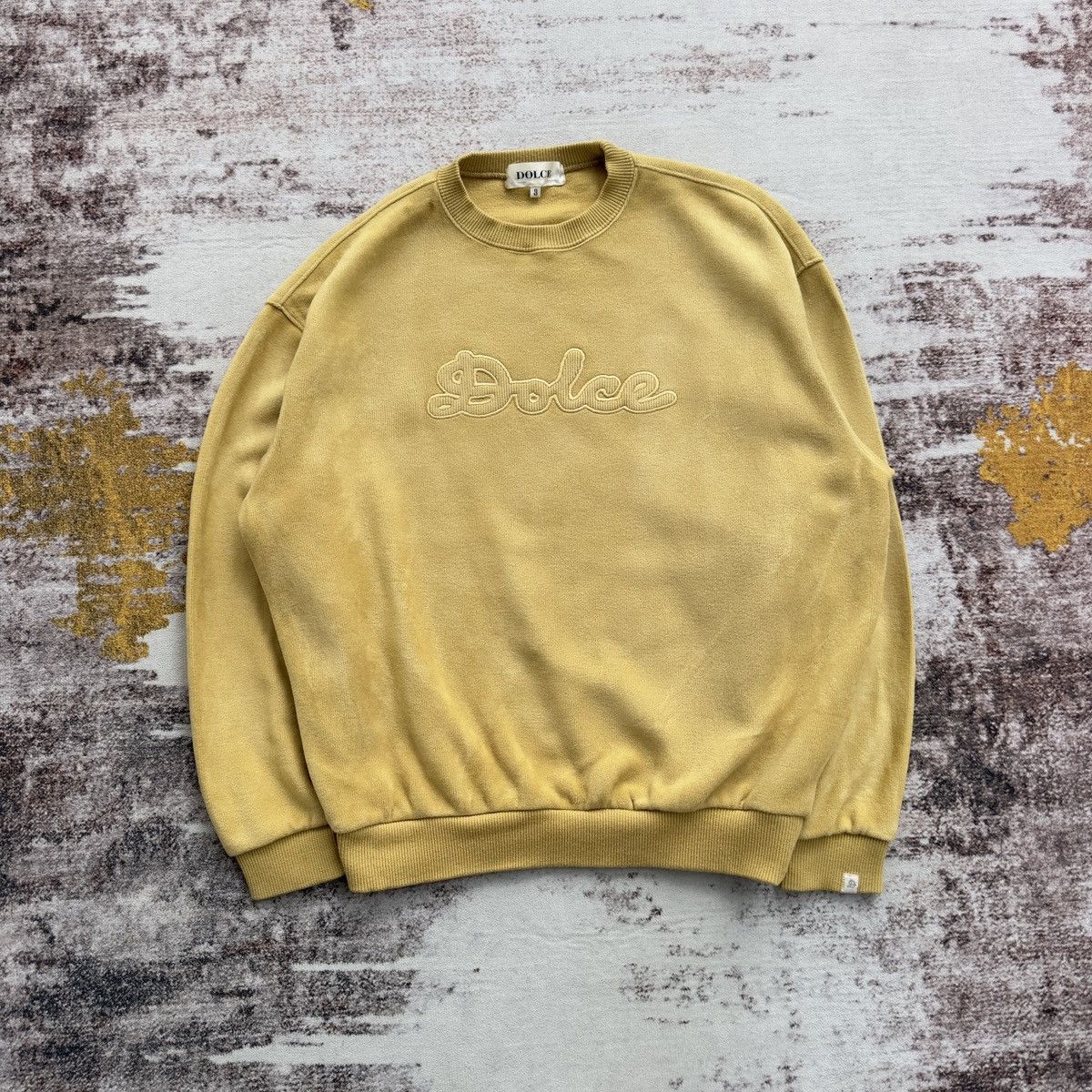 Japanese Brand RARE VELVET DOLCE EMBROIDERED LOGO SPELL OUT MADE IN JAPAN Size US M / EU 48-50 / 2 - 2 Thumbnail