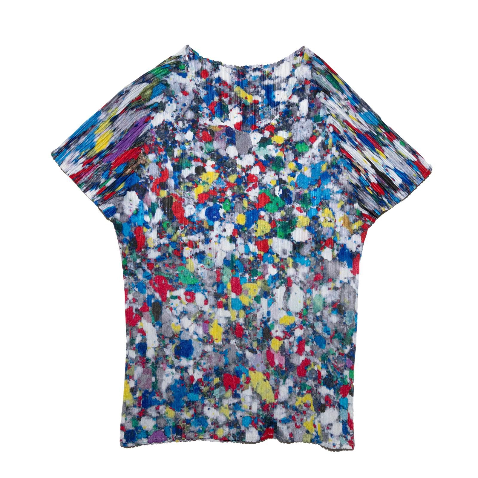 Issey Miyake × Pleats Please Issey Miyake Issey Miyake Pleats Please FW 1996 Multicolor Dots Shirt Size M / US 6-8 / IT 42-44 - 1 Thumbnail