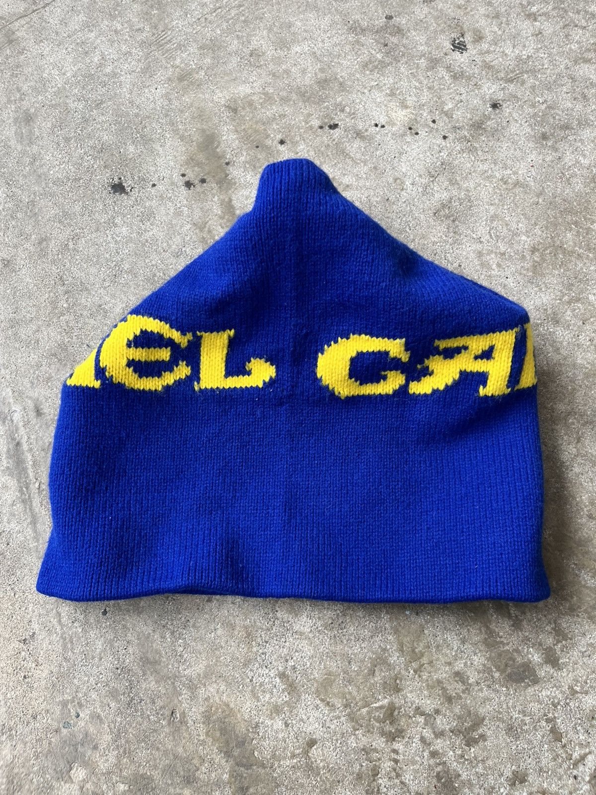 Camel × Vintage Vintage 90s Camel Cigarettes Wool Blend Knit Beanie Hat Size ONE SIZE - 3 Thumbnail