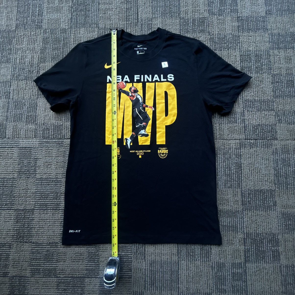 Nike LeBron James Shirt Mens Medium Black LA Lakers Nike MVP 2020 Size US M / EU 48-50 / 2 - 3 Thumbnail