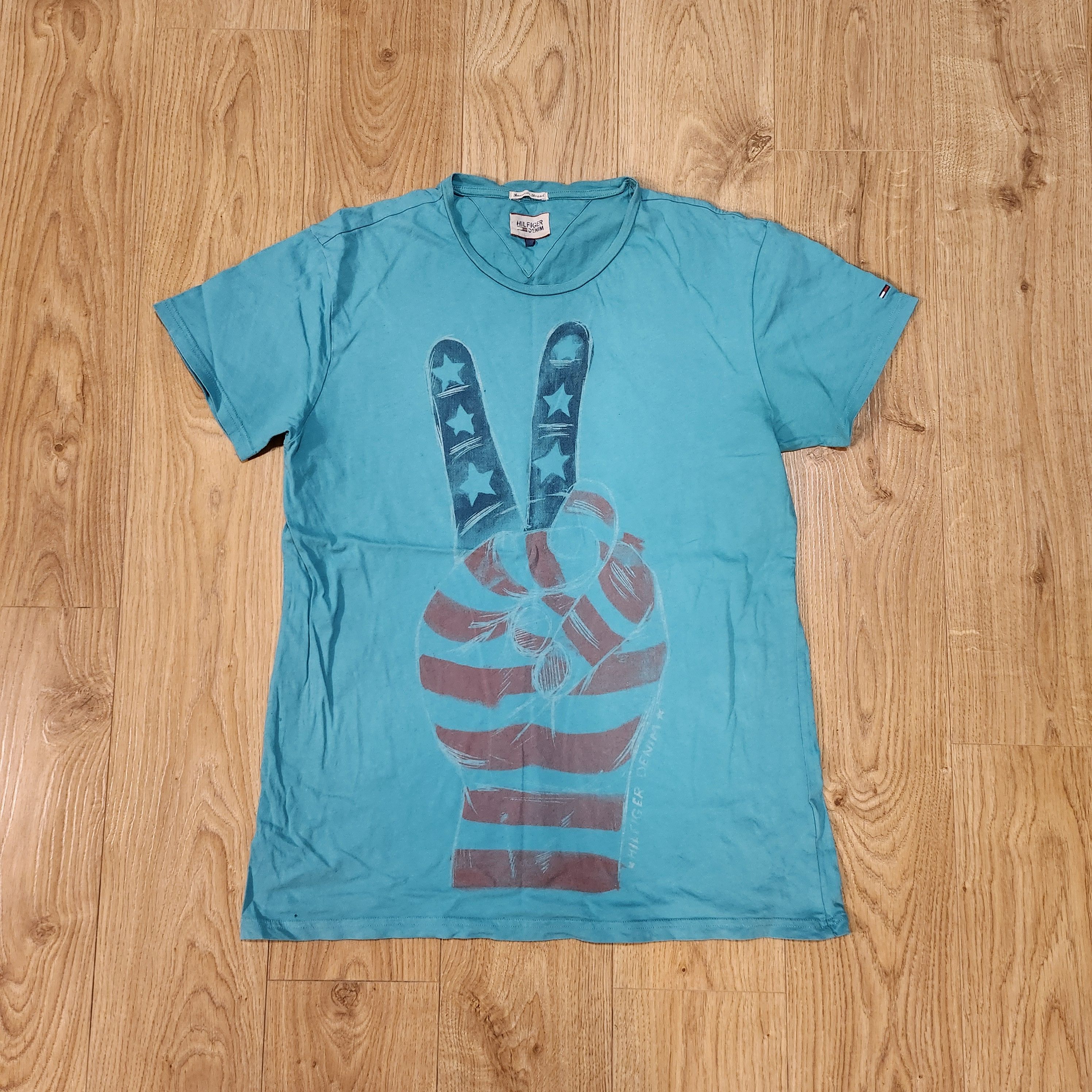Tommy Hilfiger Hilfiger denim flag tee Size US L / EU 52-54 / 3 - 1 Thumbnail