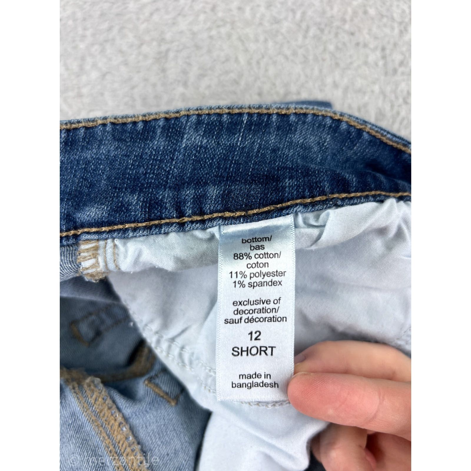 Vintage Maurices Jeans Womens 12 Blue Denim Bootcut Mid Rise 5-Pocket Stretch Regular Inseam 28in Cotton Blue 2000s Cowboy Womens Size 34" / US 12 / IT 48 - 5 Thumbnail