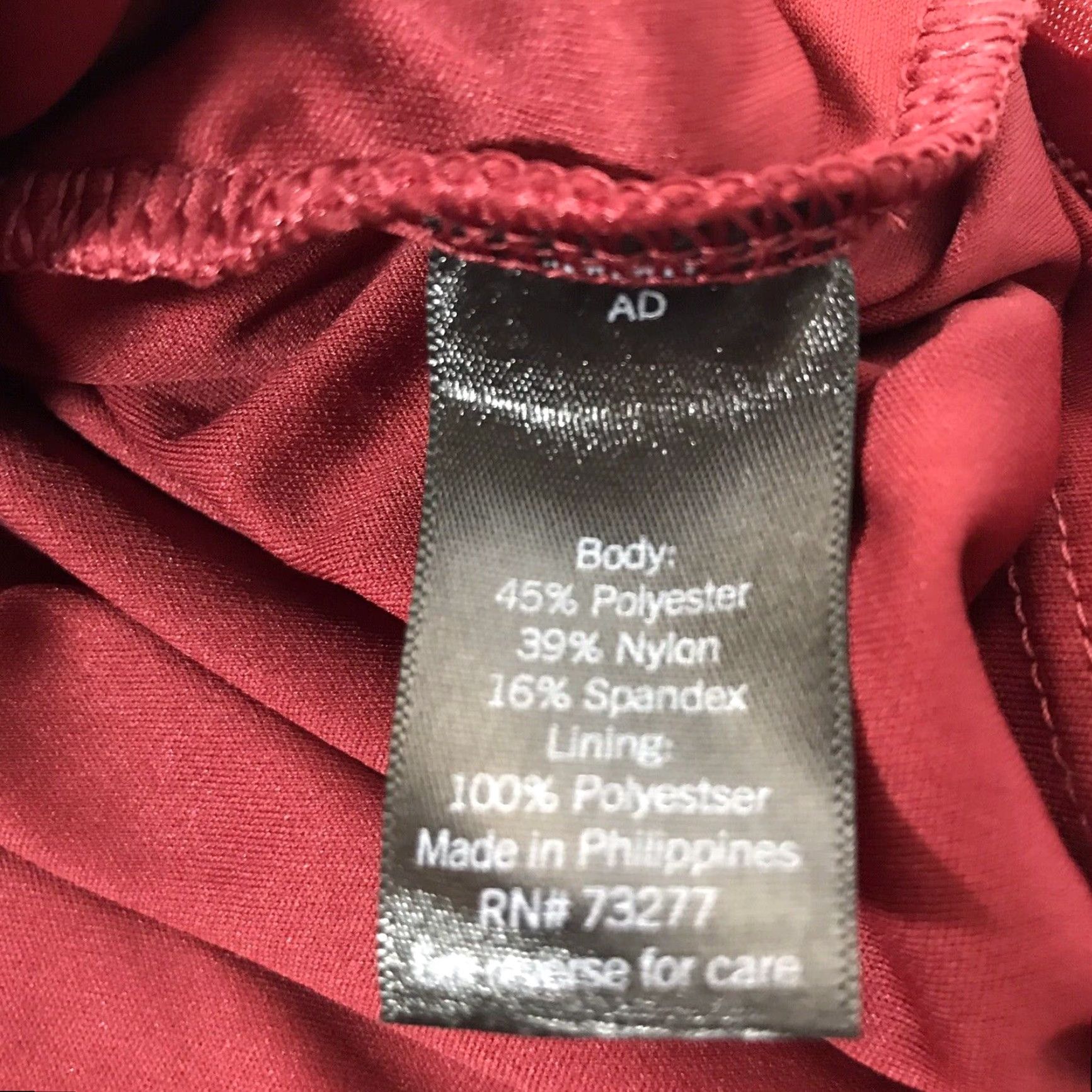Vintage Simply Vera Vera Wang Red An Print Dress Top Womens Size XXL Size XXL / US 16-18 / IT 52-54 - 7 Thumbnail