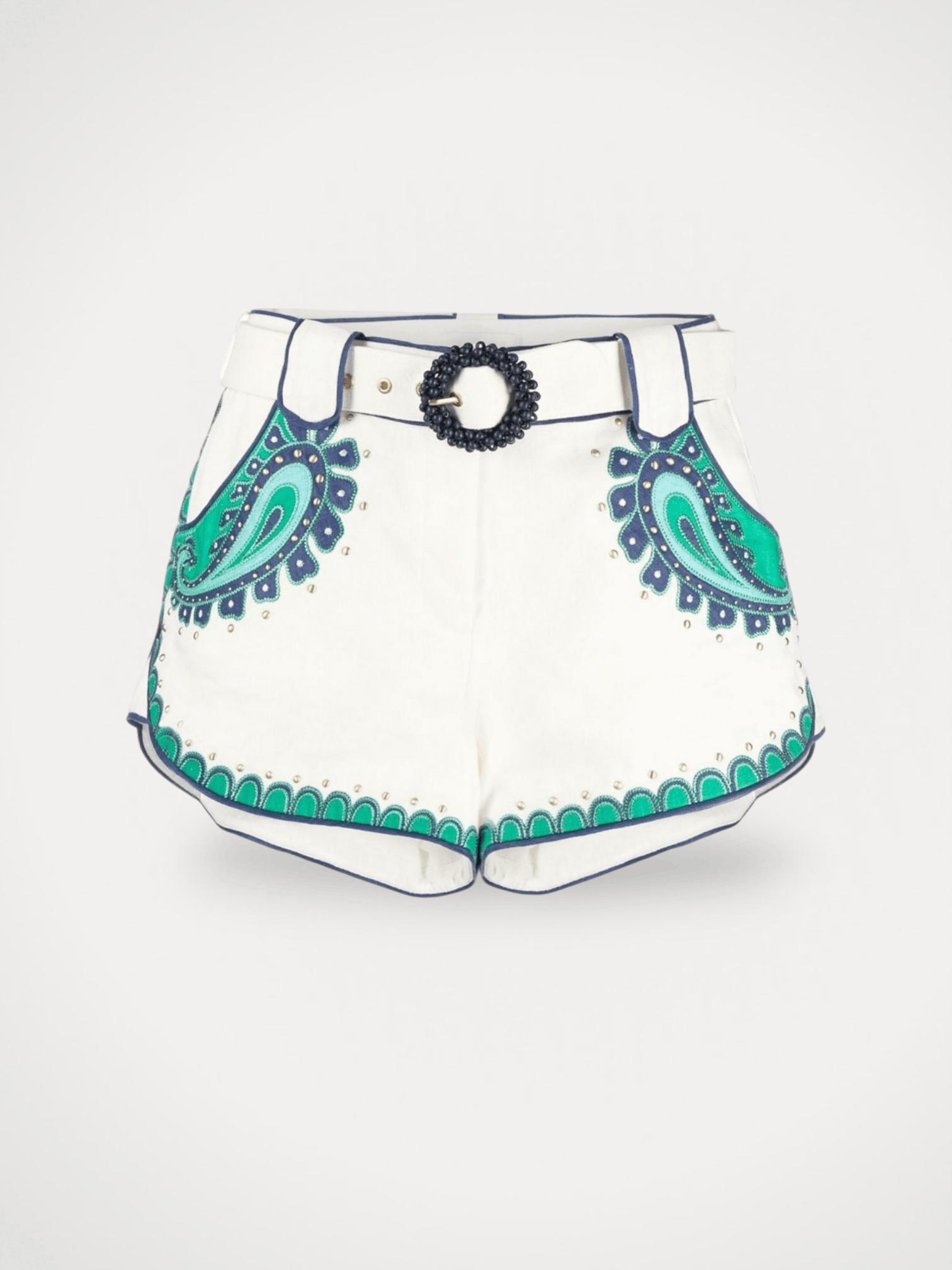 Zimmermann Zimmermann Tiggy Belted Linen Shorts Shorts Size 25" / US 0 / IT 36 - 1 Thumbnail