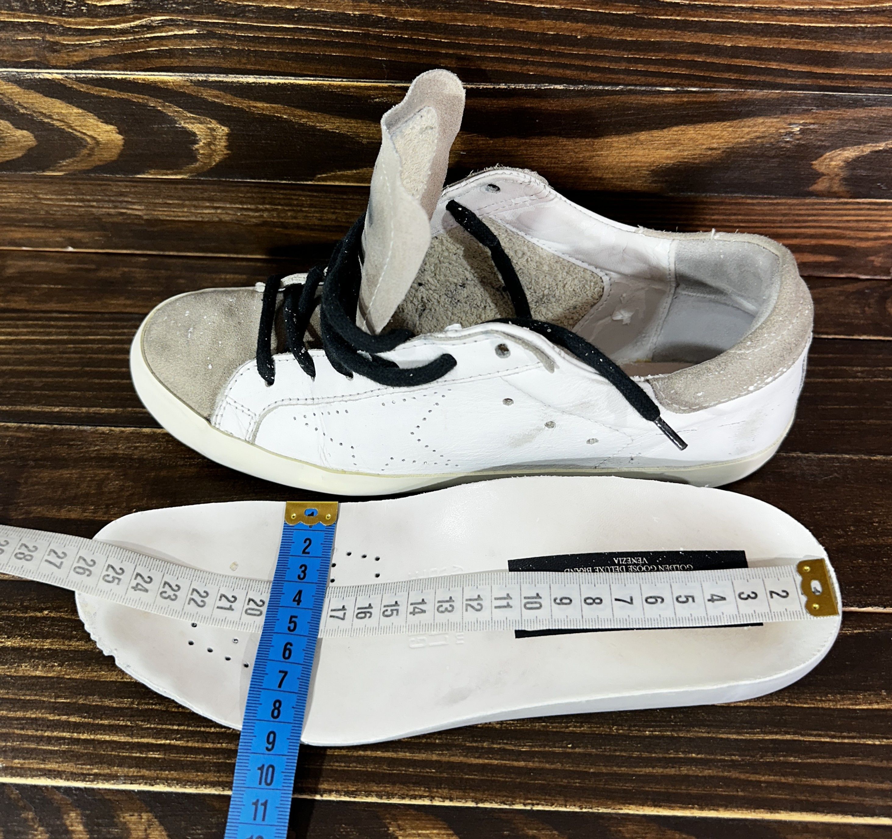 Golden Goose GOLDEN GOOSE Superstar NOBU LTD ED Leather Sneakers In Paint Size US 9 / IT 39 - 17 Thumbnail