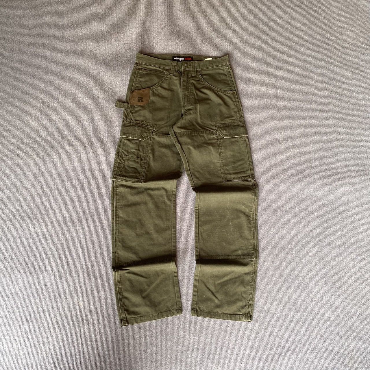 Carhartt × Wrangler (30x32) Crazy Vintage Wrangler Cargo Riggs Workwear Size US 30 / EU 46 - 4 Thumbnail