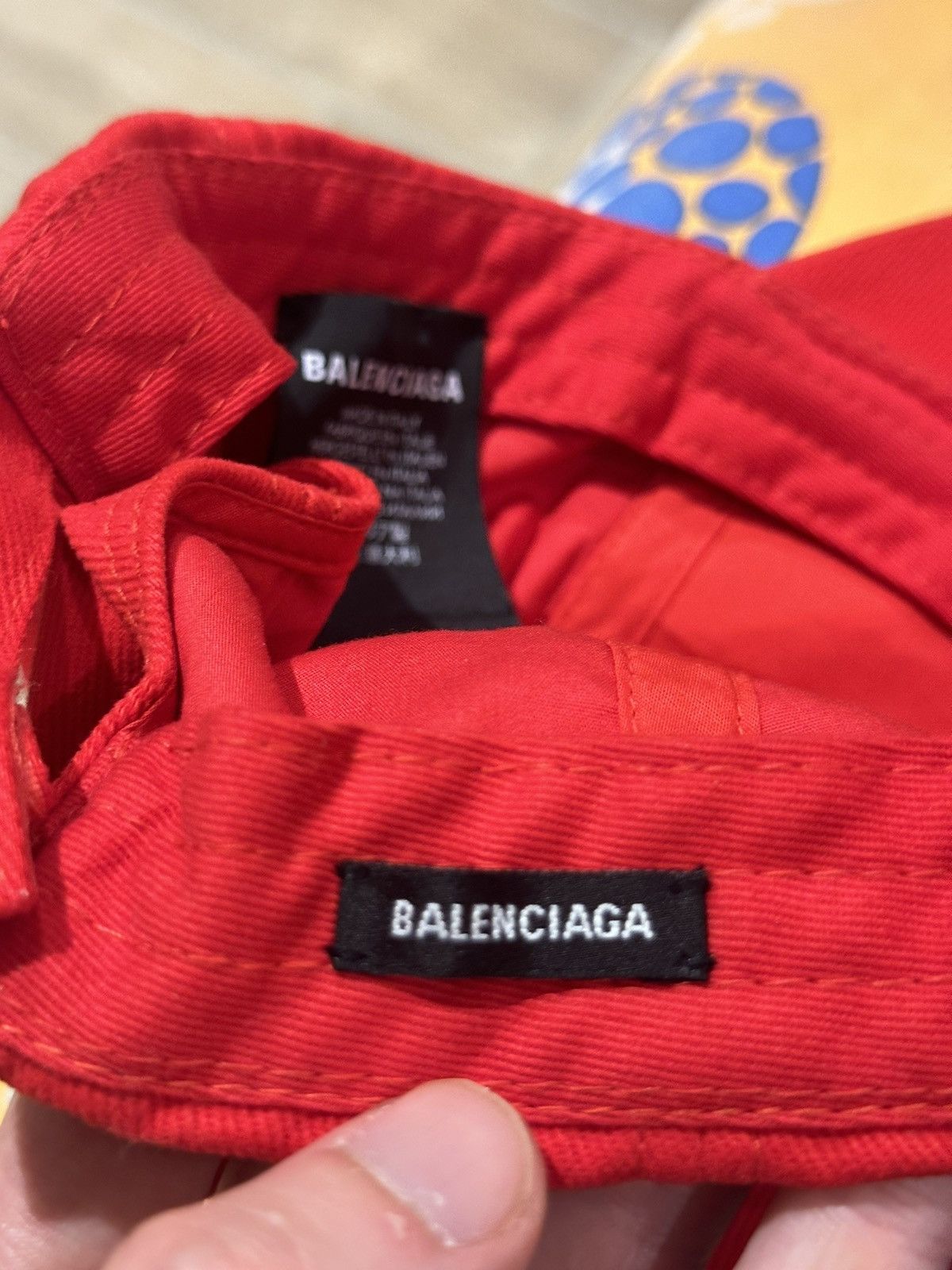 Balenciaga 495$ Balenciaga Gothic Embroidered Text Cap Size ONE SIZE - 5 Thumbnail