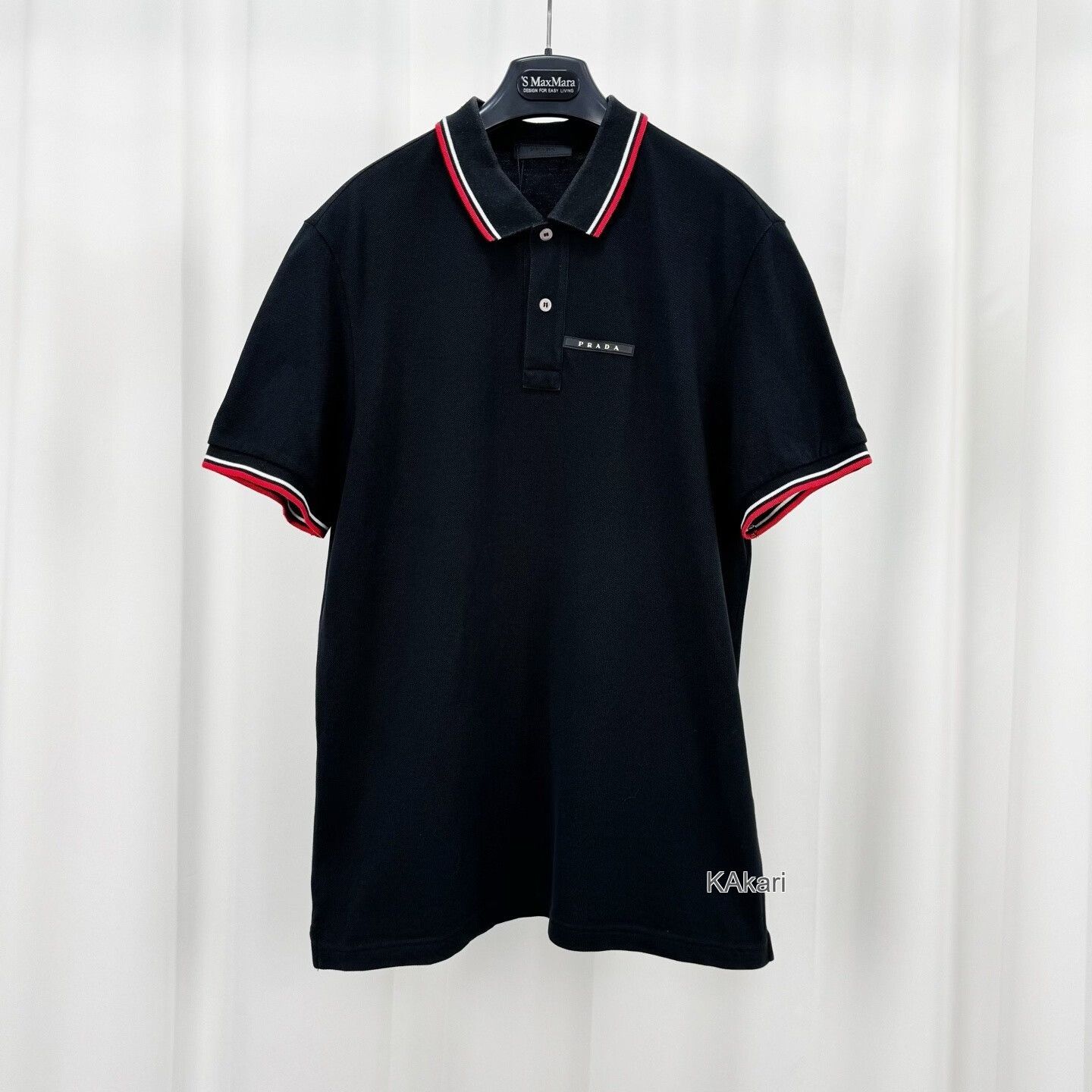 Prada Prada Rubber Logo Polo Short Sleeve Size US XL / EU 56 / 4 - 1 Thumbnail