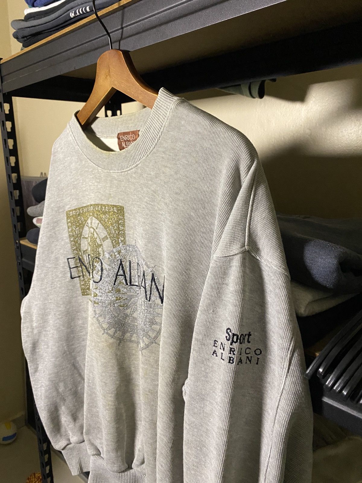 Other Y2K Enrico Albani Sweatshirt Size US L / EU 52-54 / 3 - 3 Thumbnail