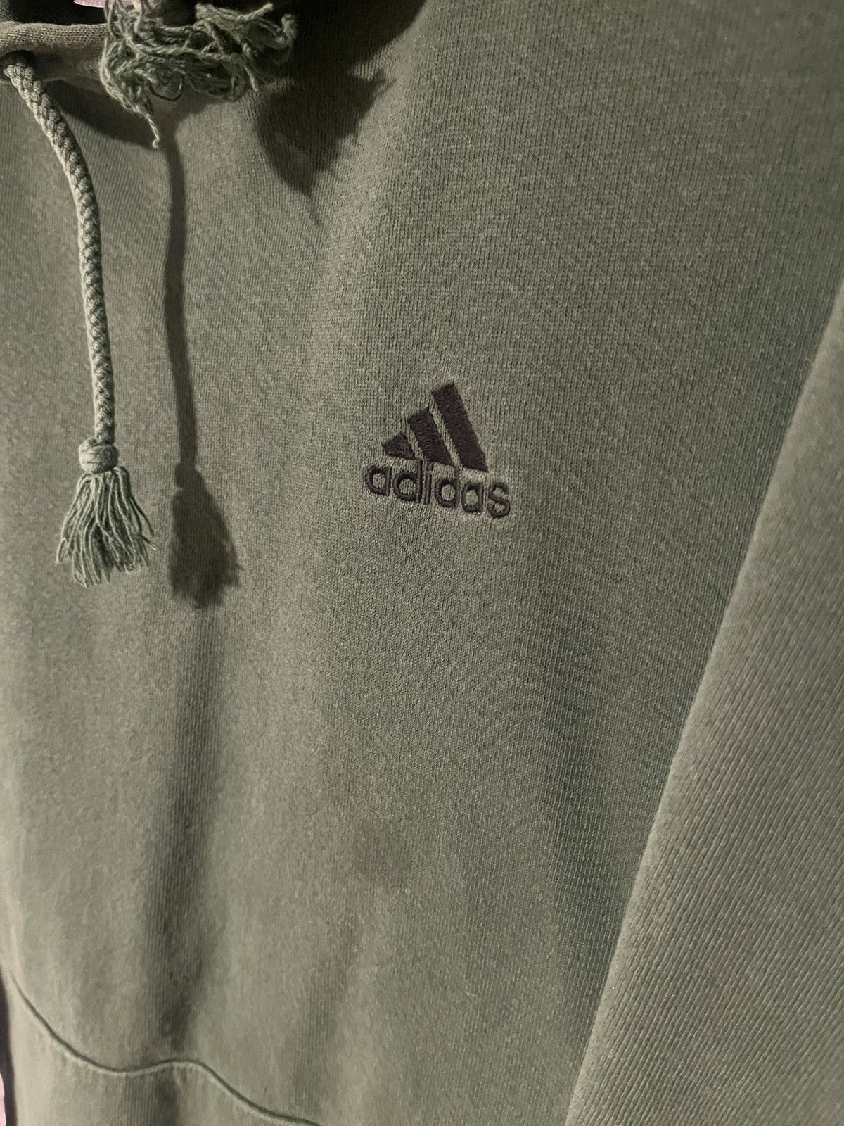 Adidas Vintage 90’s made in usa Adidas Green Hoodie / sweater Size US L / EU 52-54 / 3 - 3 Thumbnail