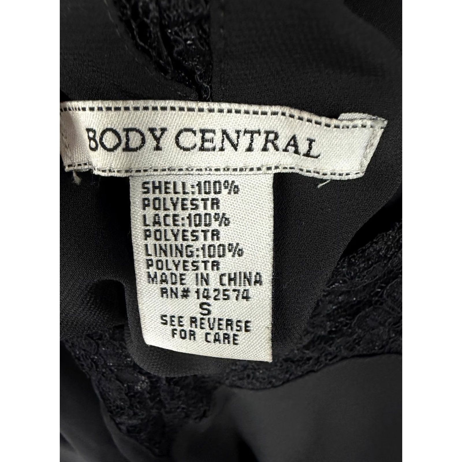 Vintage Body Central S Black Lace Cami Gothic Y2K Feminine Romantic Coquette Dark Fairy Size ONE SIZE - 4 Thumbnail