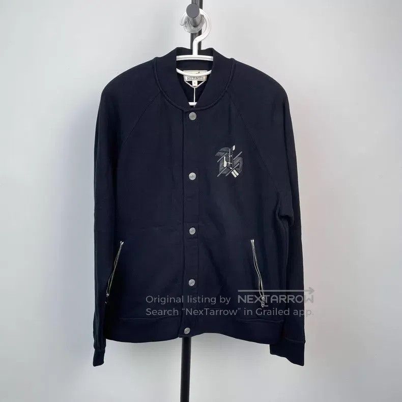 Hermes Hermes Spring/Autumn Grey Geometric Horse Pattern Baseball Size M / US 6-8 / IT 42-44 - 1 Thumbnail
