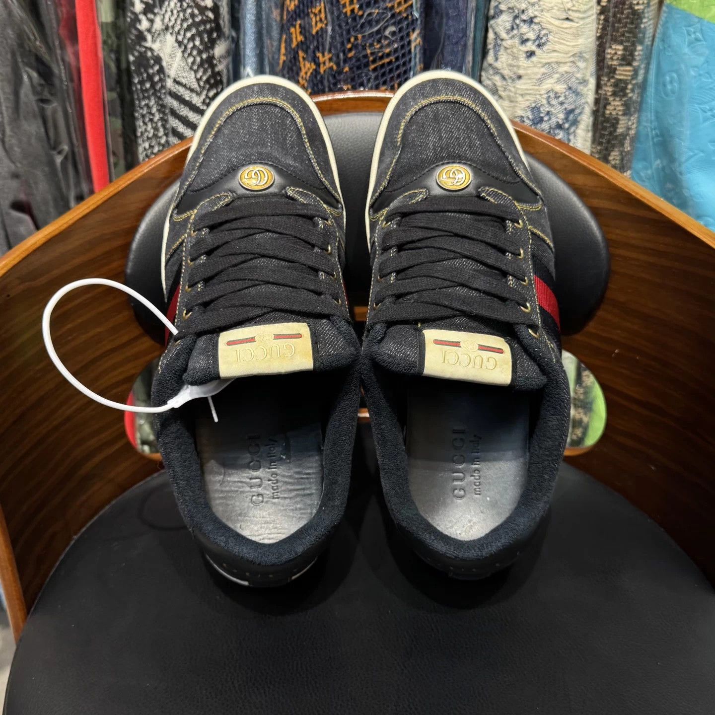 Gucci Gucci Denim Washed Distressed Enamel Dirty 9/43 Rare Size US 10 / EU 43 - 7 Thumbnail