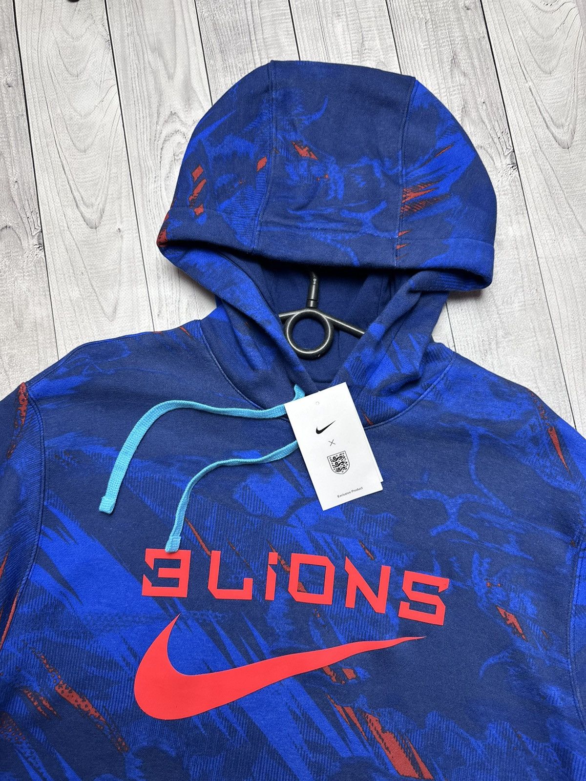 Nike Nike England 3 Lions size L logo soccer hoodie Size US L / EU 52-54 / 3 - 4 Thumbnail