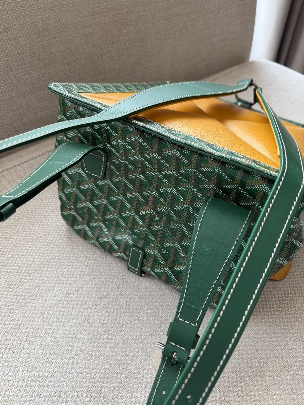 Goyard Goyard Discontinued Green Janson Backpack Size ONE SIZE - 9 Thumbnail