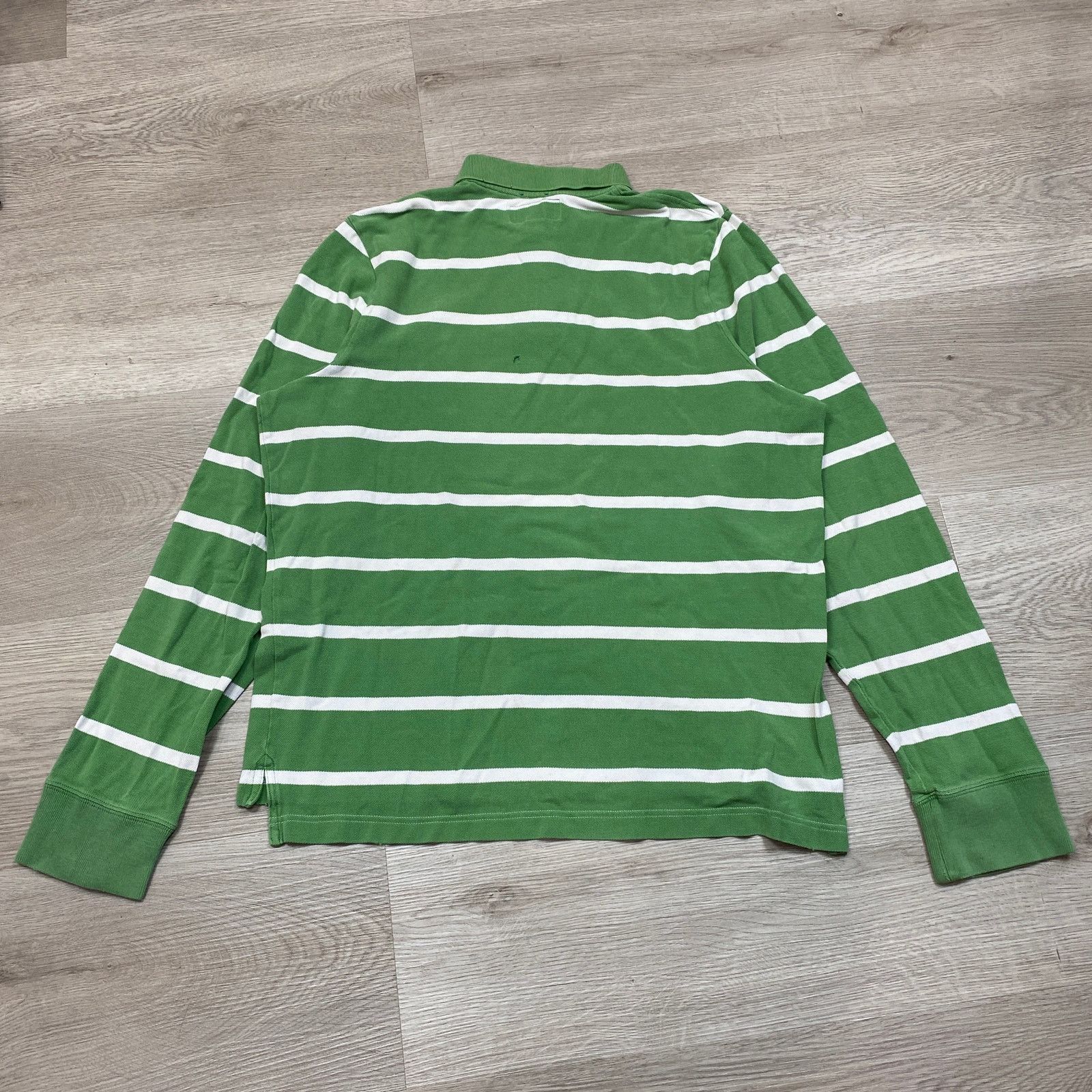 Abercrombie & Fitch Abercrombie & Fitch Muscle Striped Rugby Long Sleeve Polo XL Size US XL / EU 56 / 4 - 4 Thumbnail