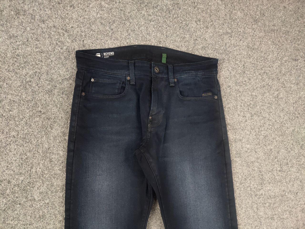 G-Star G Star Raw revend skinny jeans Dark Denim Vintage Faded Size US 34 / EU 50 - 4 Thumbnail