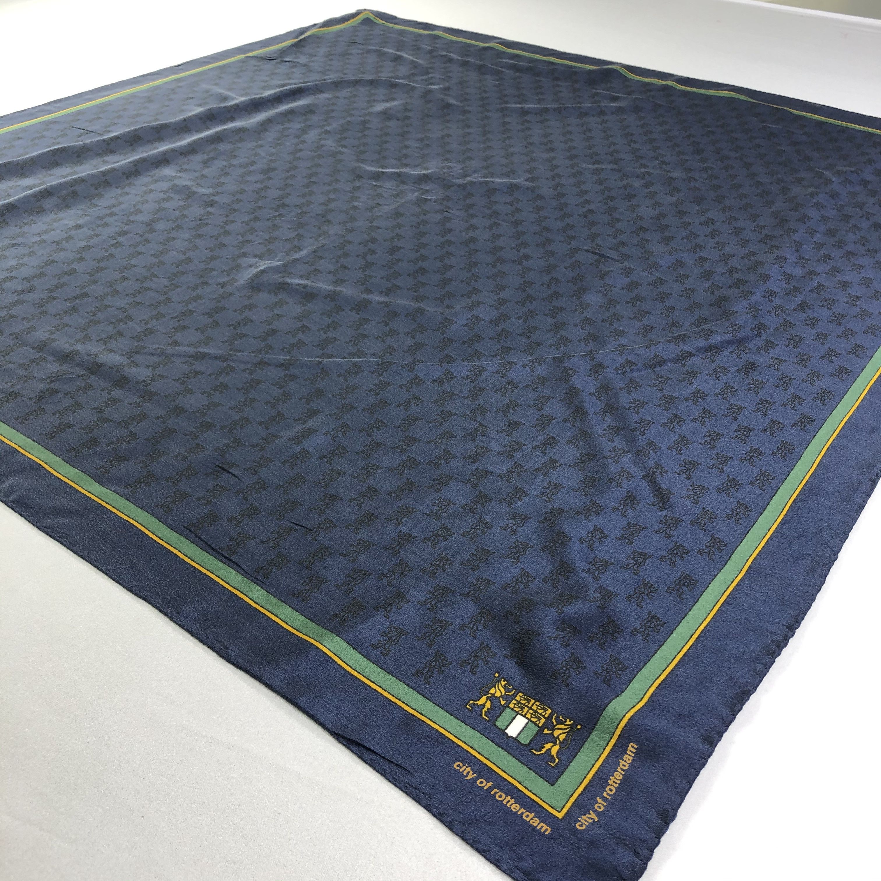 Vintage Vintage City Of Rotterdam Silk Scarf Size ONE SIZE - 3 Thumbnail