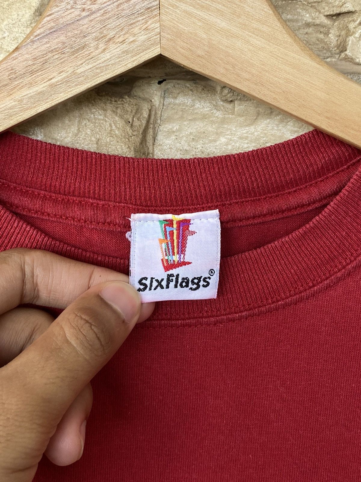Vintage Vintage 90s Ninja Six Flags Magic Mountain Tees Size US M / EU 48-50 / 2 - 5 Thumbnail