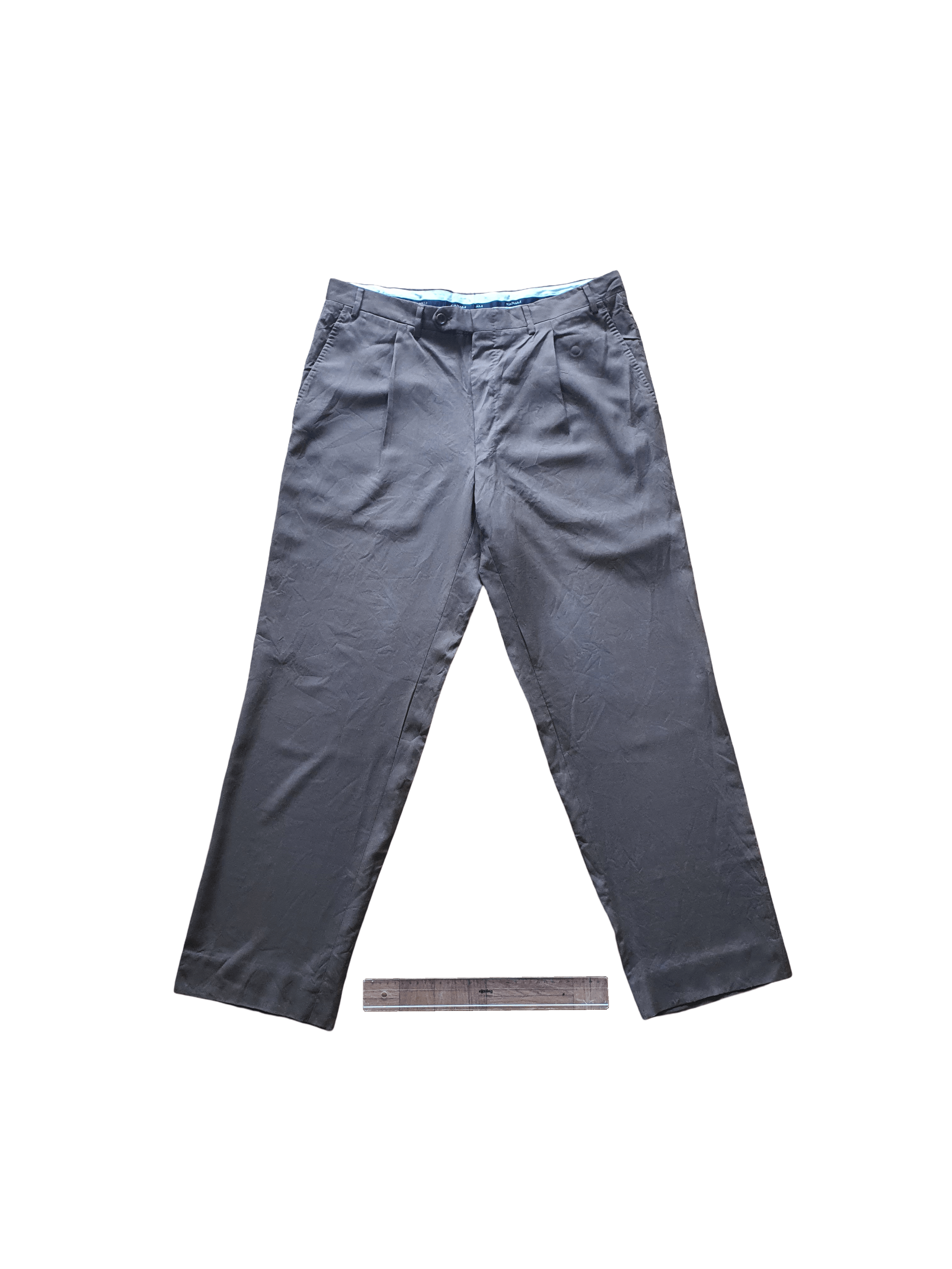 Canali Vintage Pants Trousers - Light, Pleated - Sz EU IT 52, W36 Size 36S - 1 Thumbnail