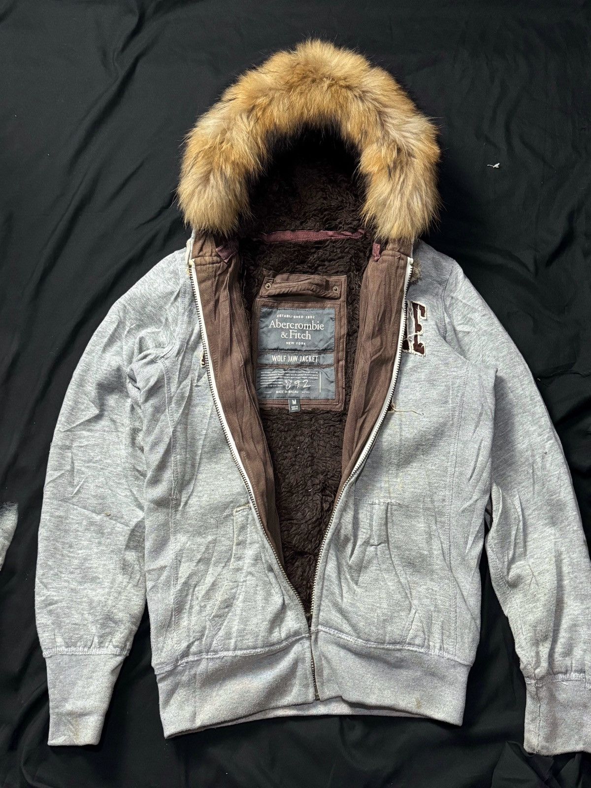 If Six Was Nine Faux Fur Abercrombie Wolf Waf Jacket Hoodie Size US M / EU 48-50 / 2 - 2 Thumbnail