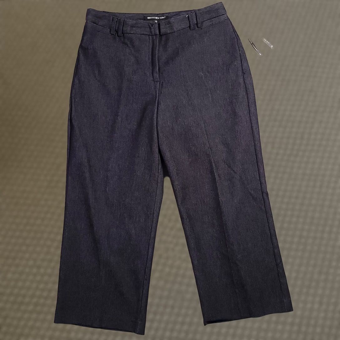 Vintage VINTAGE Briggs New York Dress Pants Women's 10 Blue Capri Mid Rise Pockets Size 32" / US 10 / IT 46 - 1 Thumbnail