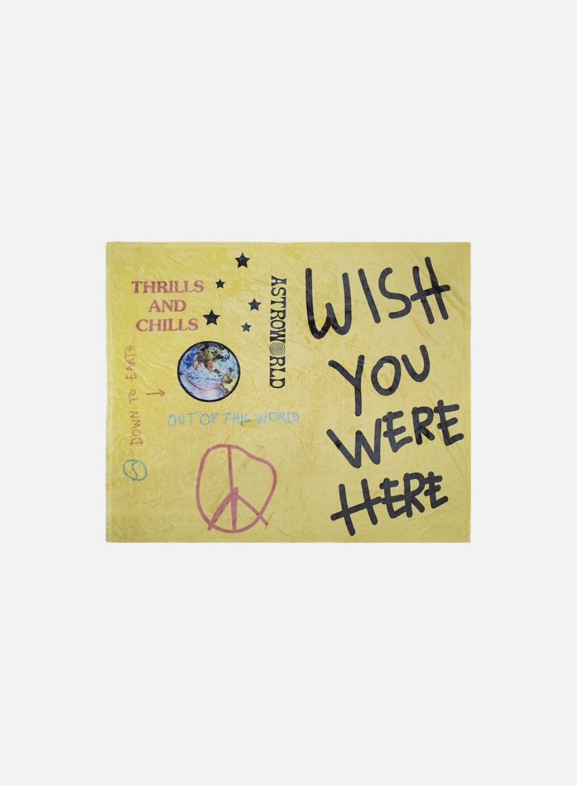 Travis Scott Travis Scott Astroworld Yellow Blanket Brand New Size ONE SIZE - 5 Thumbnail