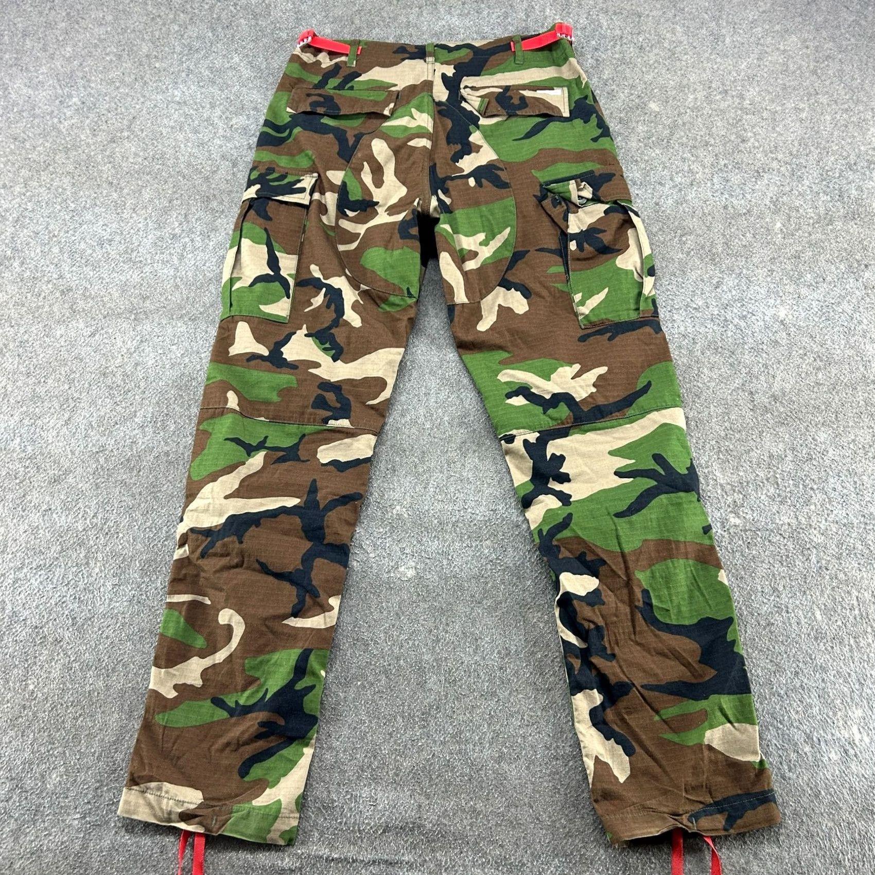 Topo Designs Topo Designs Pants Mens M Woodland Camo Cargo Ripstop Army Military Tactical Regular Straight Pocket Cargo Pants Multicolor Cotton Topo Designs Brand Size US 31 - 7 Thumbnail