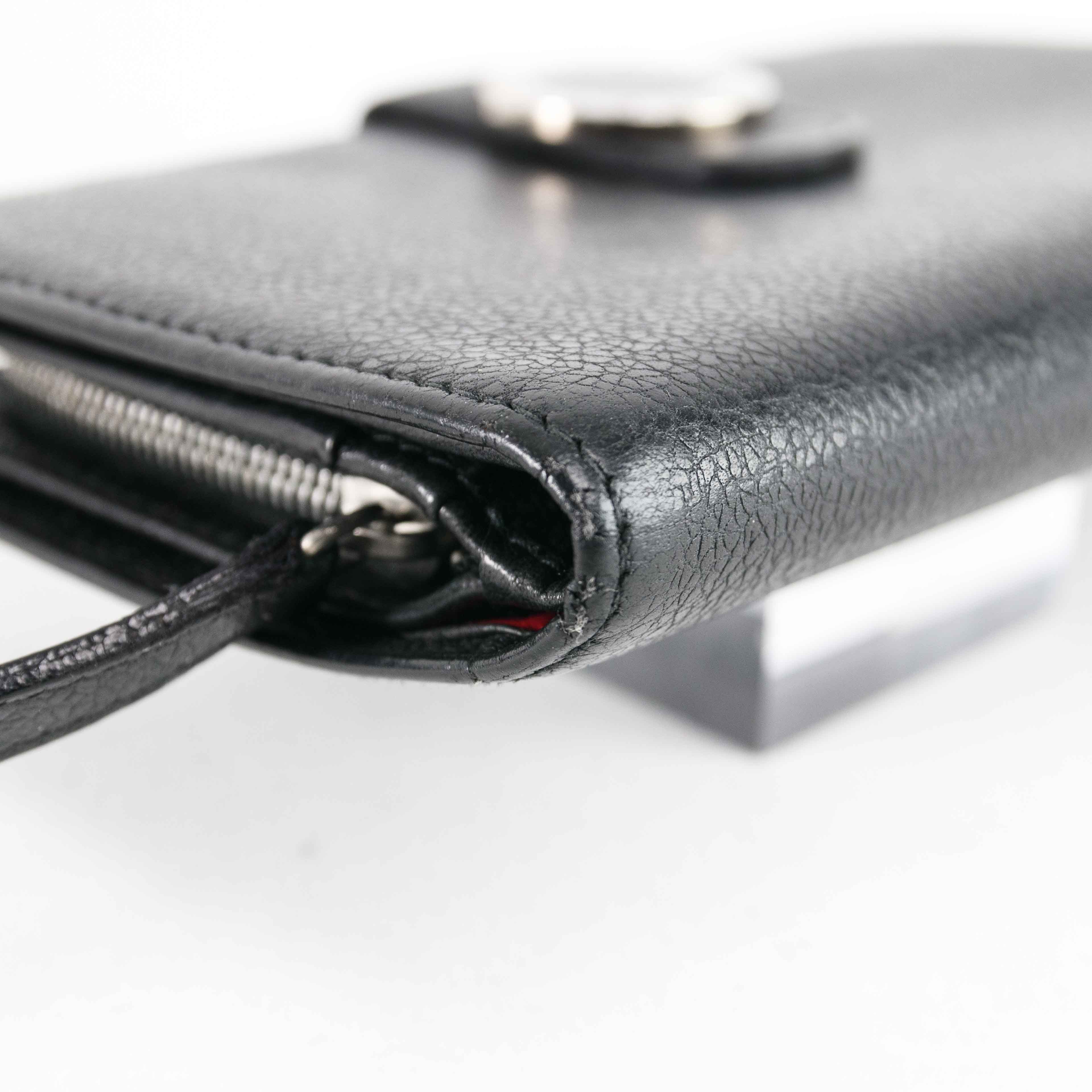 Bvlgari BVLGARI Black Leather Bi-fold Continental Wallet Size ONE SIZE - 9 Thumbnail