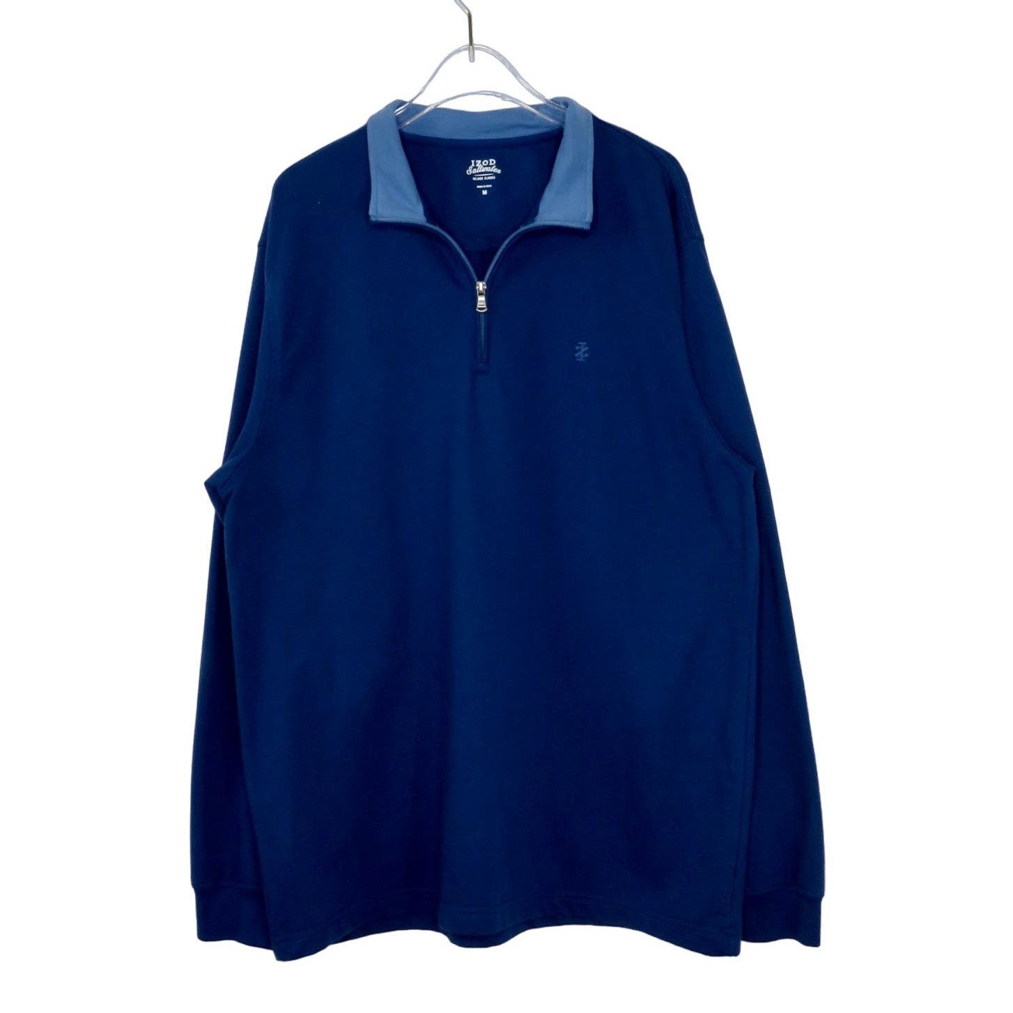 Izod Izod Saltwater Navy Blue Men's Quarter Zip Sweater Preppy M Size US M / EU 48-50 / 2 - 1 Thumbnail