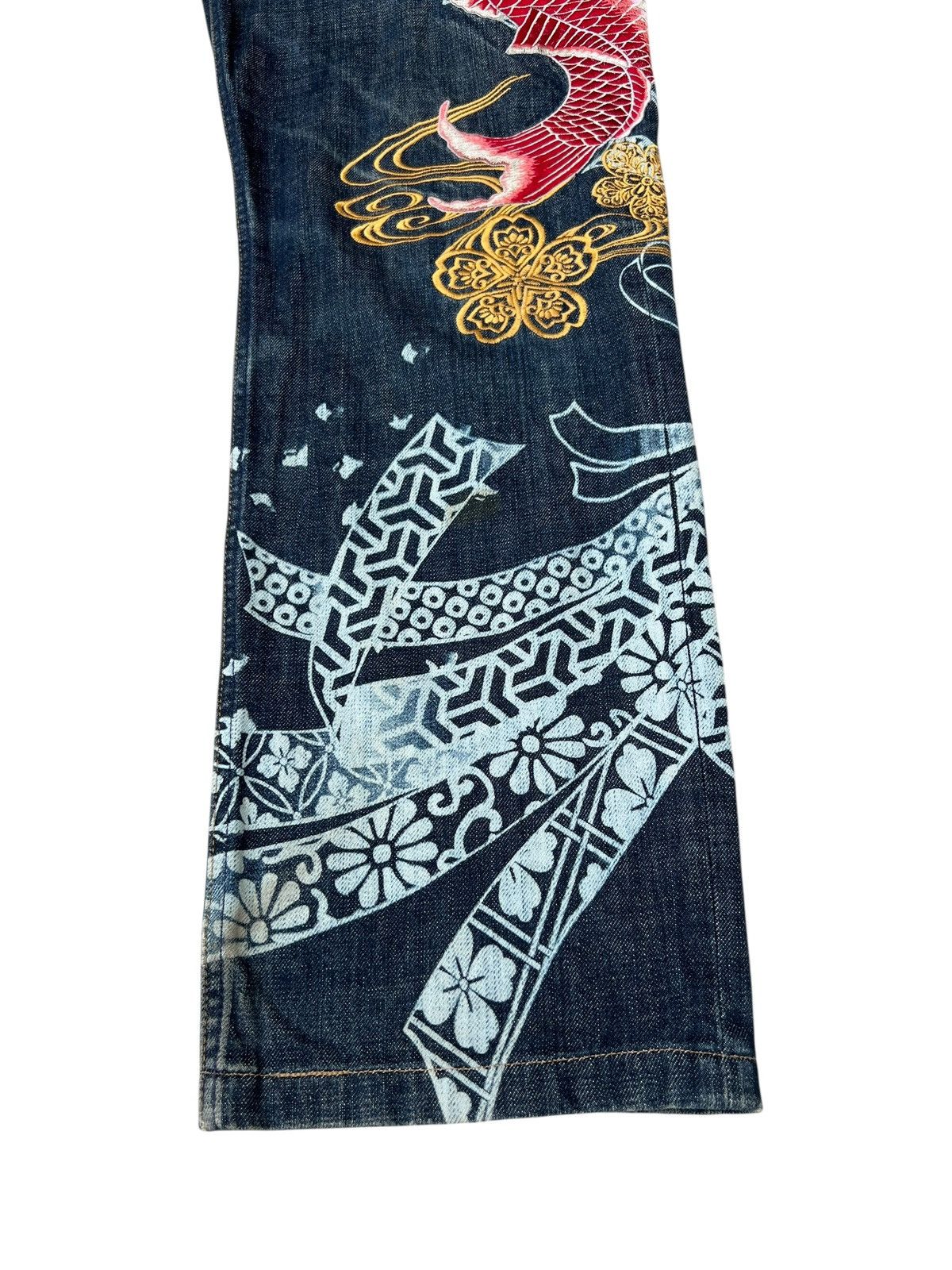 Karakuri Tamashii Karakuri Tamashi Embroidery Denim Multi Pocket Jeans Size US 34 / EU 50 - 12 Thumbnail