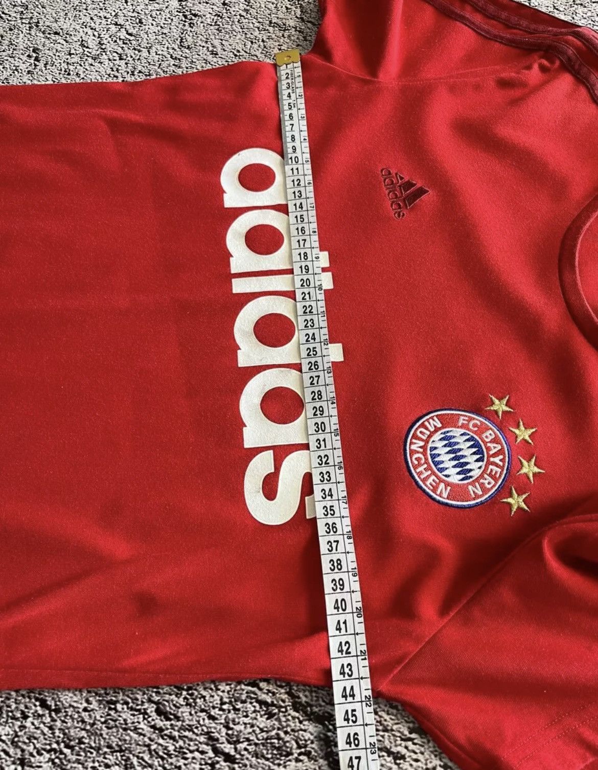 Adidas × Vintage FC Bayern Munich Shirt Adidas 2015 Soccer Red Size S Size US S / EU 44-46 / 1 - 8 Thumbnail