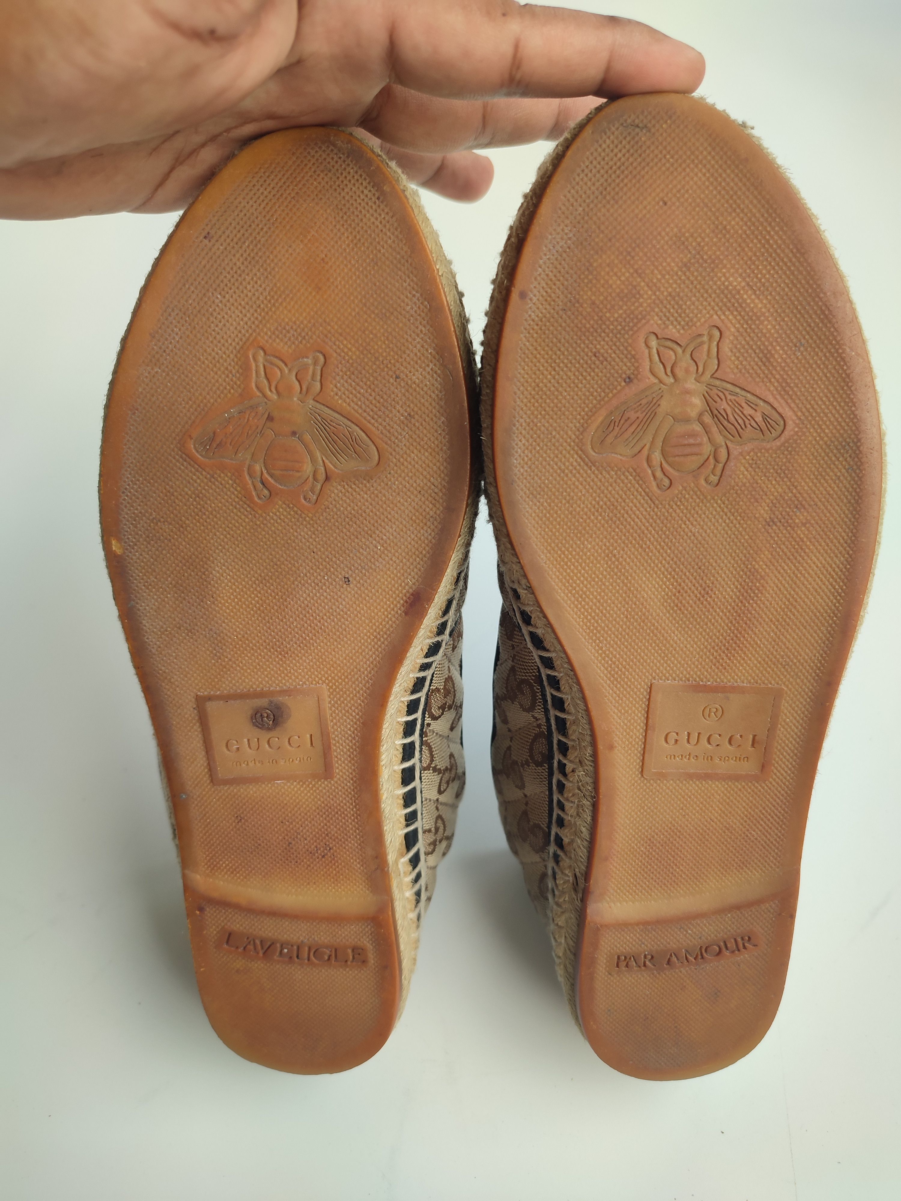 Gucci Authentic Gucci espadrilles women size 38 loafers Size US 8 / IT 38 - 3 Thumbnail