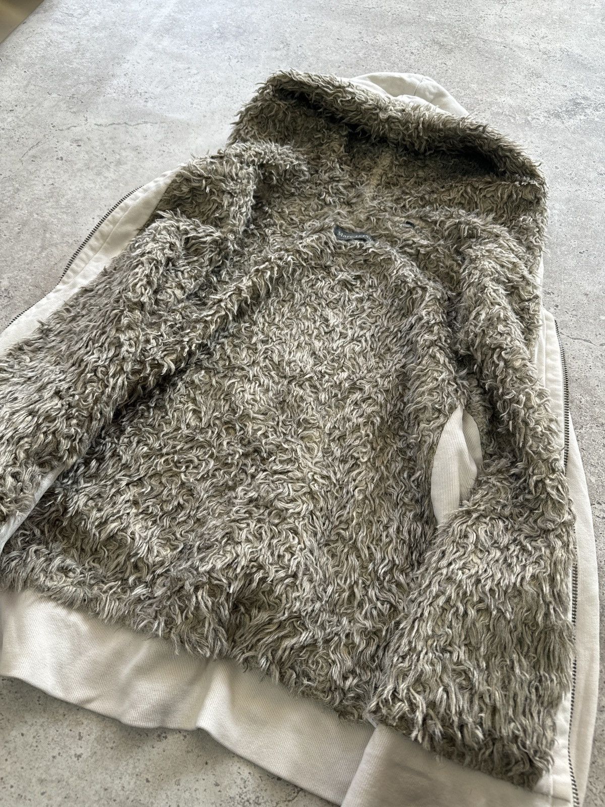 If Six Was Nine × Japanese Brand Vintage Japanese Fur Stoned Cotton Double Zip Hoodie Size US M / EU 48-50 / 2 - 2 Thumbnail