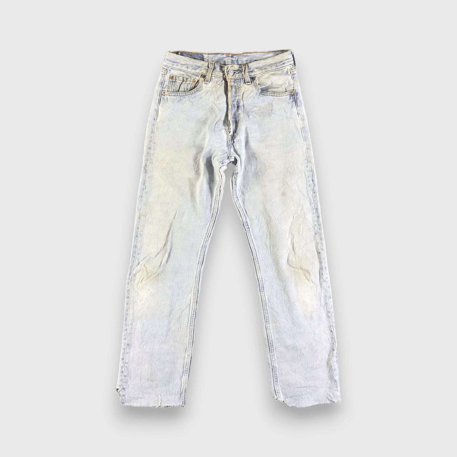 Levi's 90s Vintage Light Wash Levis 501 Jeans-J4021 Size US 28 / EU 44 - 1 Thumbnail