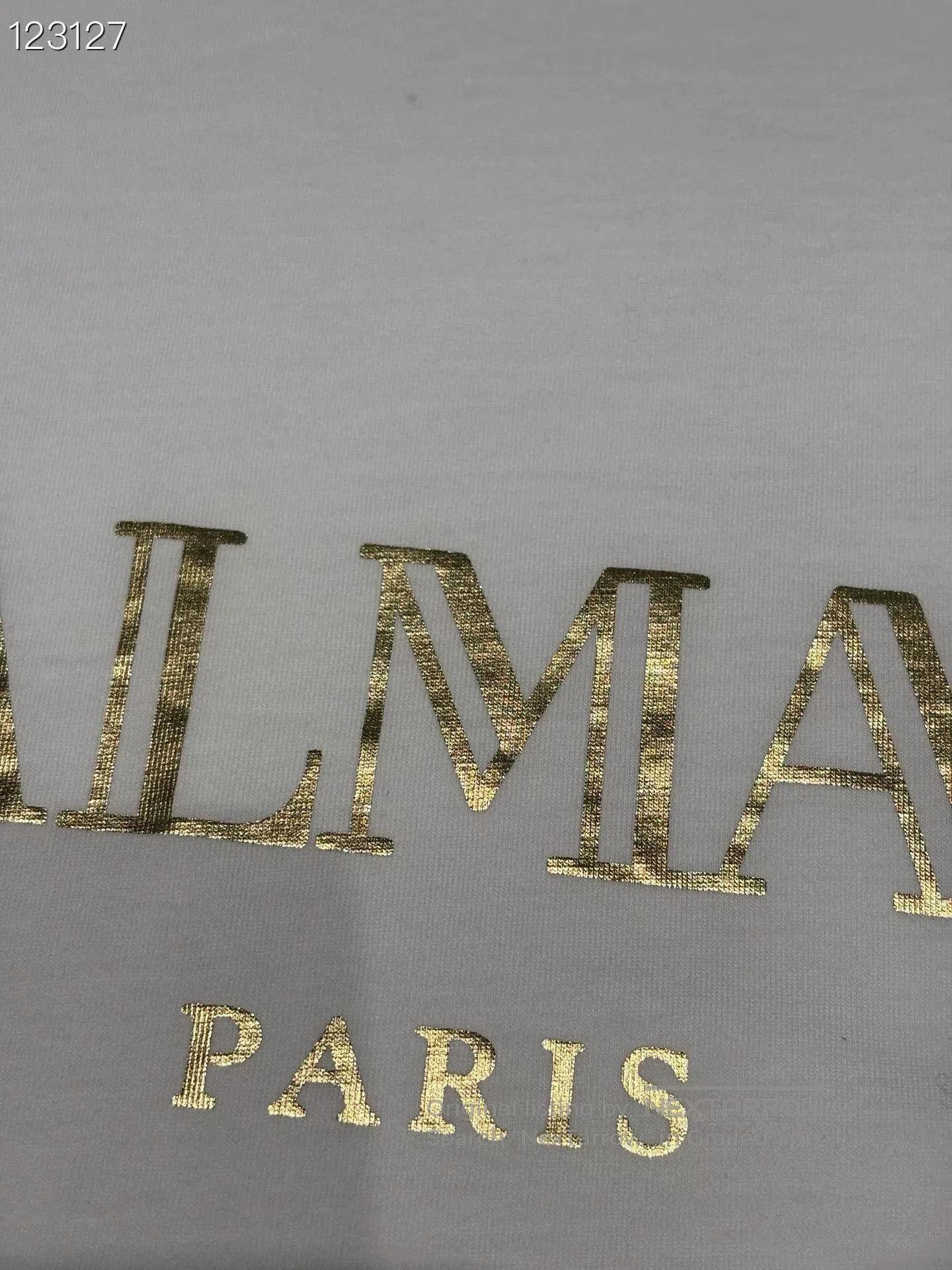 Balmain Balmain Gold Button Letter Print Short Sleeve T. Size S / US 4 / IT 40 - 5 Thumbnail