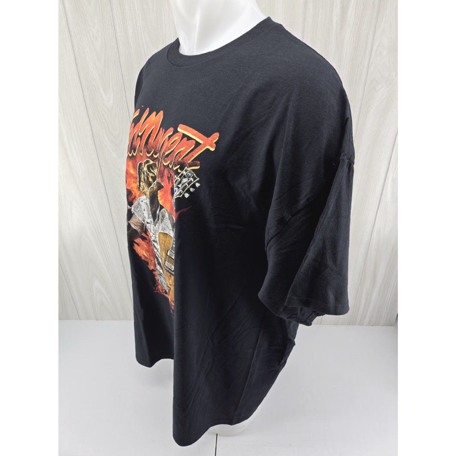 Gildan Ted Nugent Adios Mofo 2023 Tour T-Shirt Concert Music 3XL Black Gildan Short Sleeve Men Vintage No Size US XXL / EU 58 / 5 - 6 Thumbnail