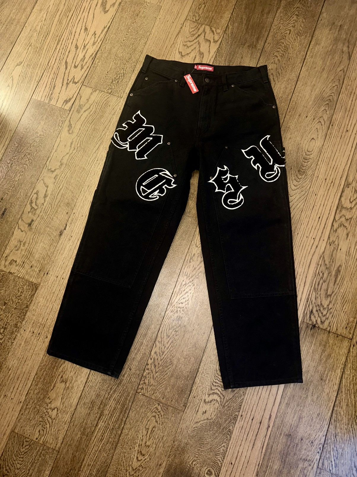 Supreme Supreme Pants “Old English” | Grailed