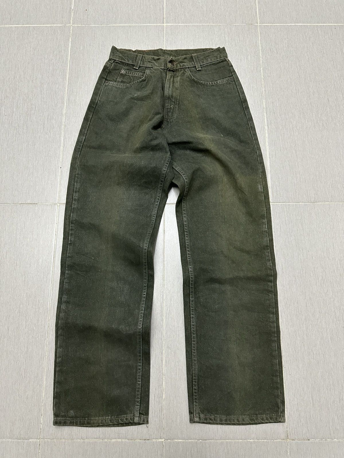 Levi's Distressed sunfaded vtg levis wide 565 oren tag Size US 29 - 1 Thumbnail